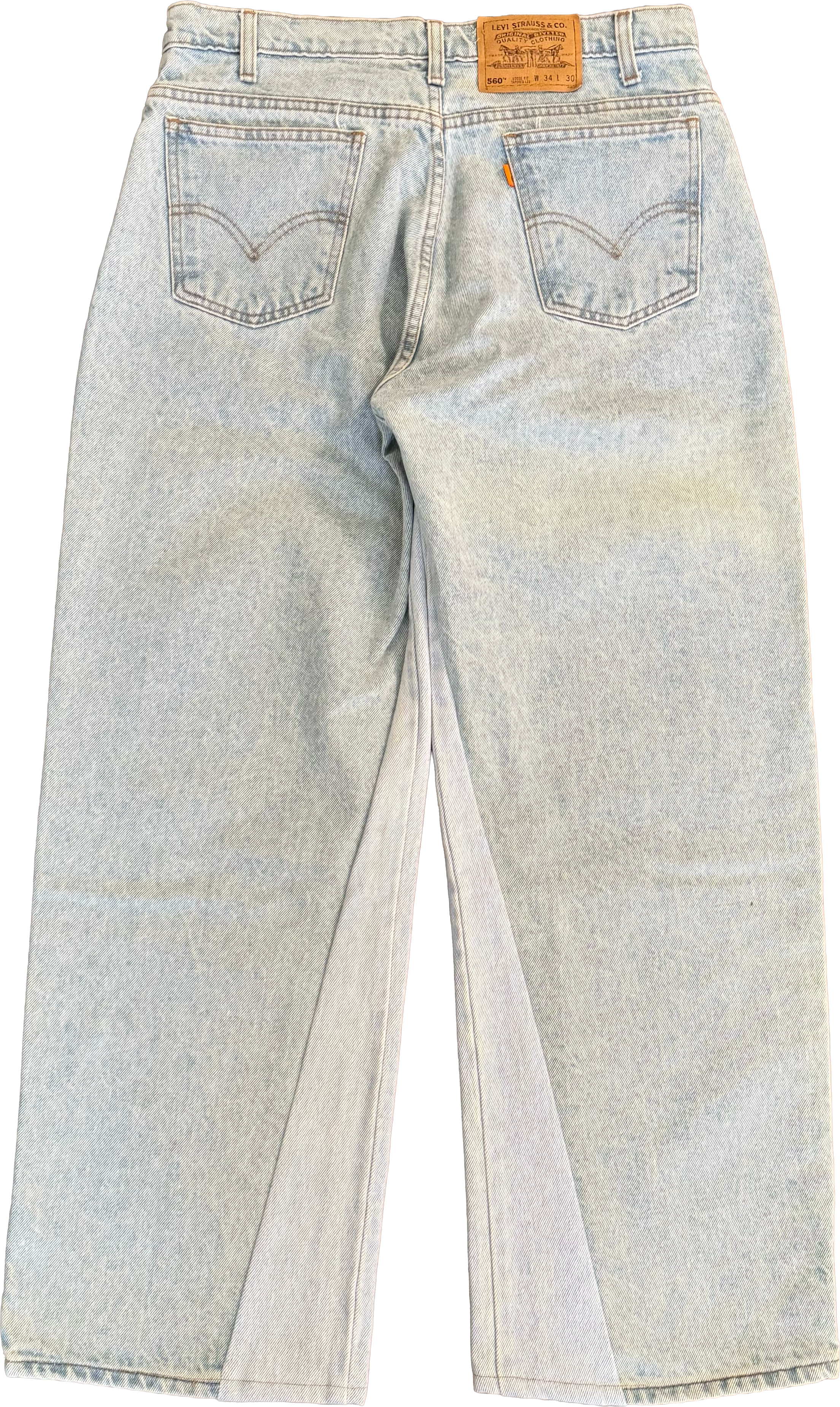 Denim Purple Star Knee Jeans