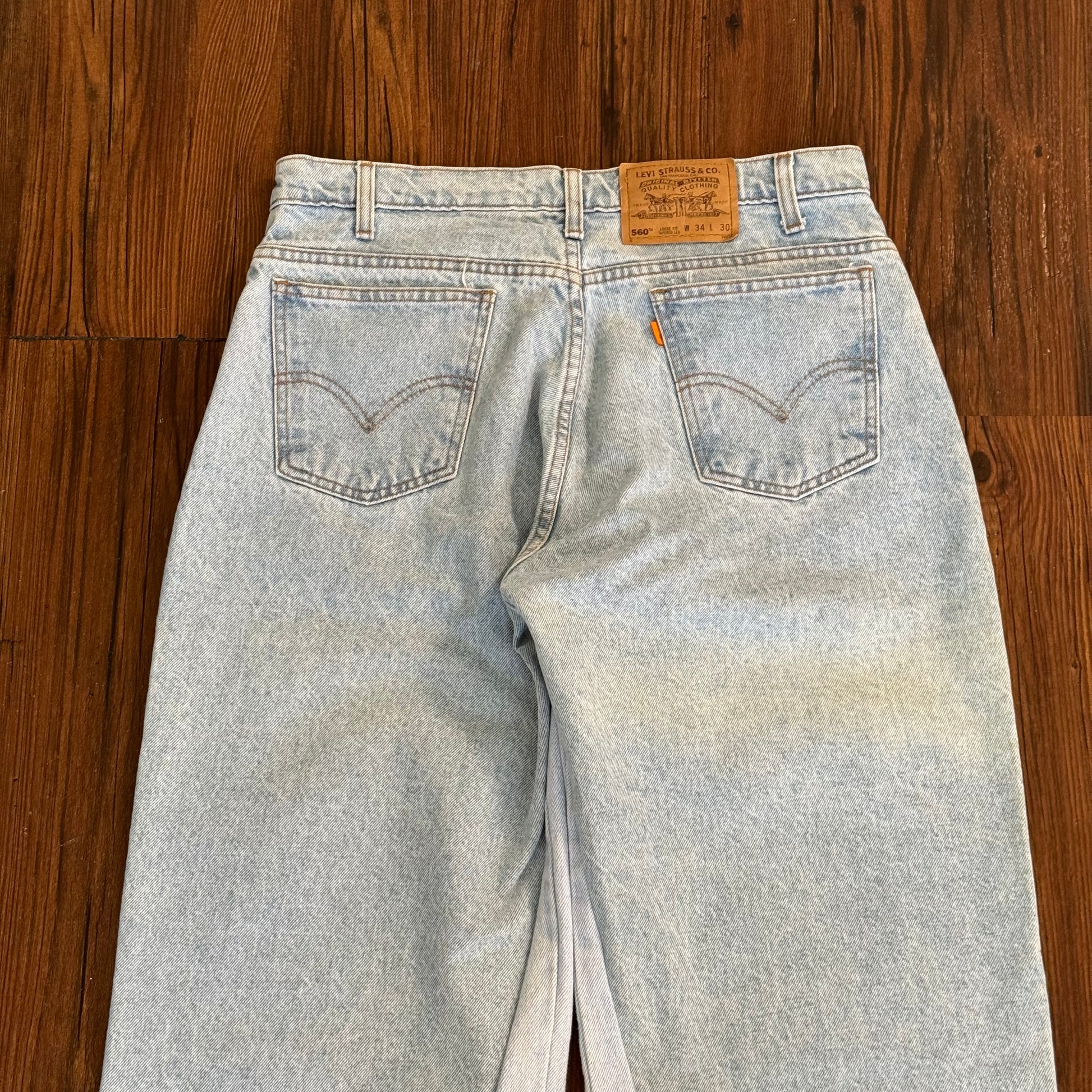 Vintage Levi's Denim Purple Star Knee Jeans