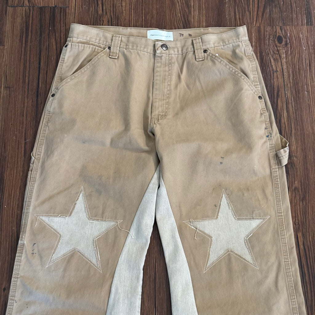 Vintage Carpenter Star Knee Pants