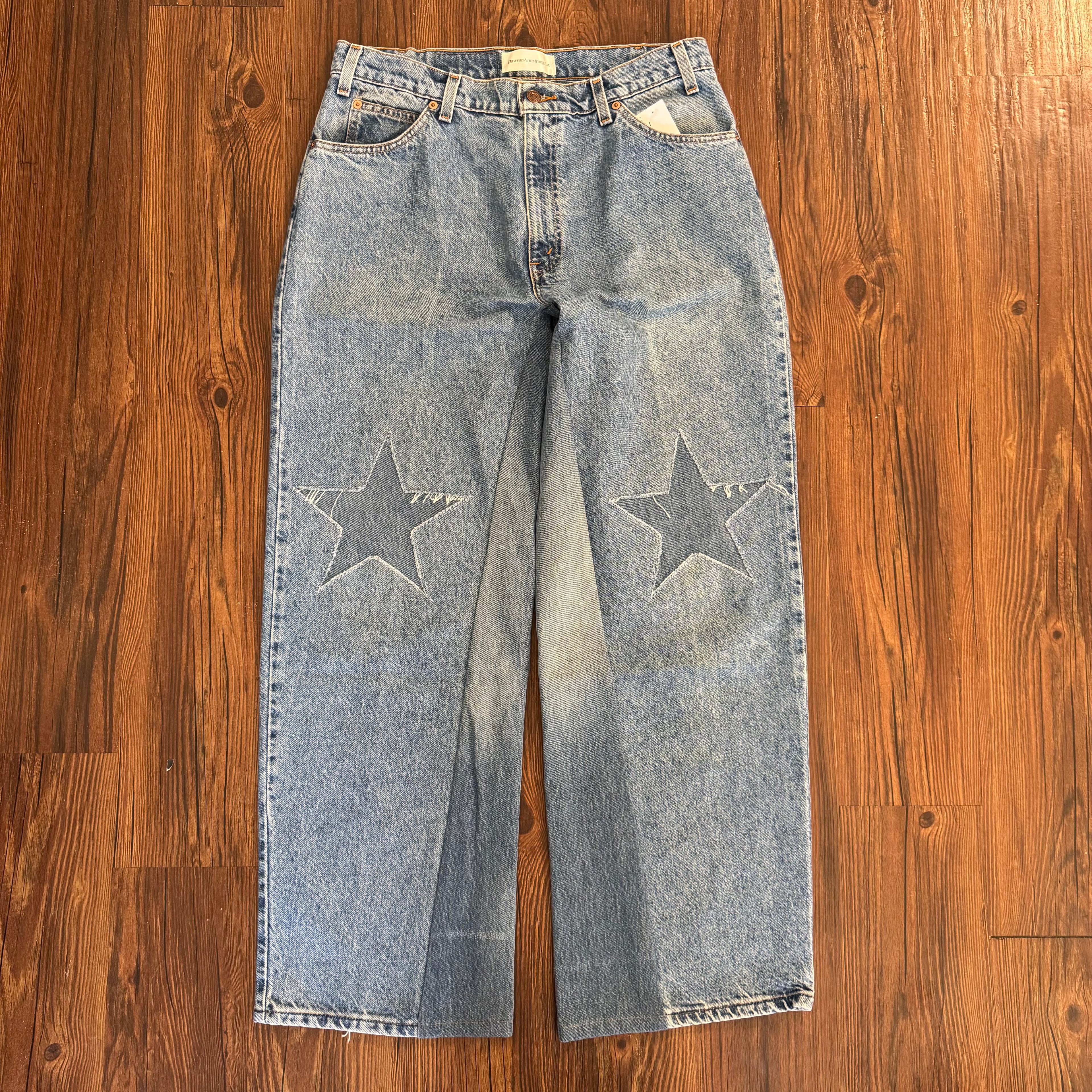 Denim Star Knee Jeans