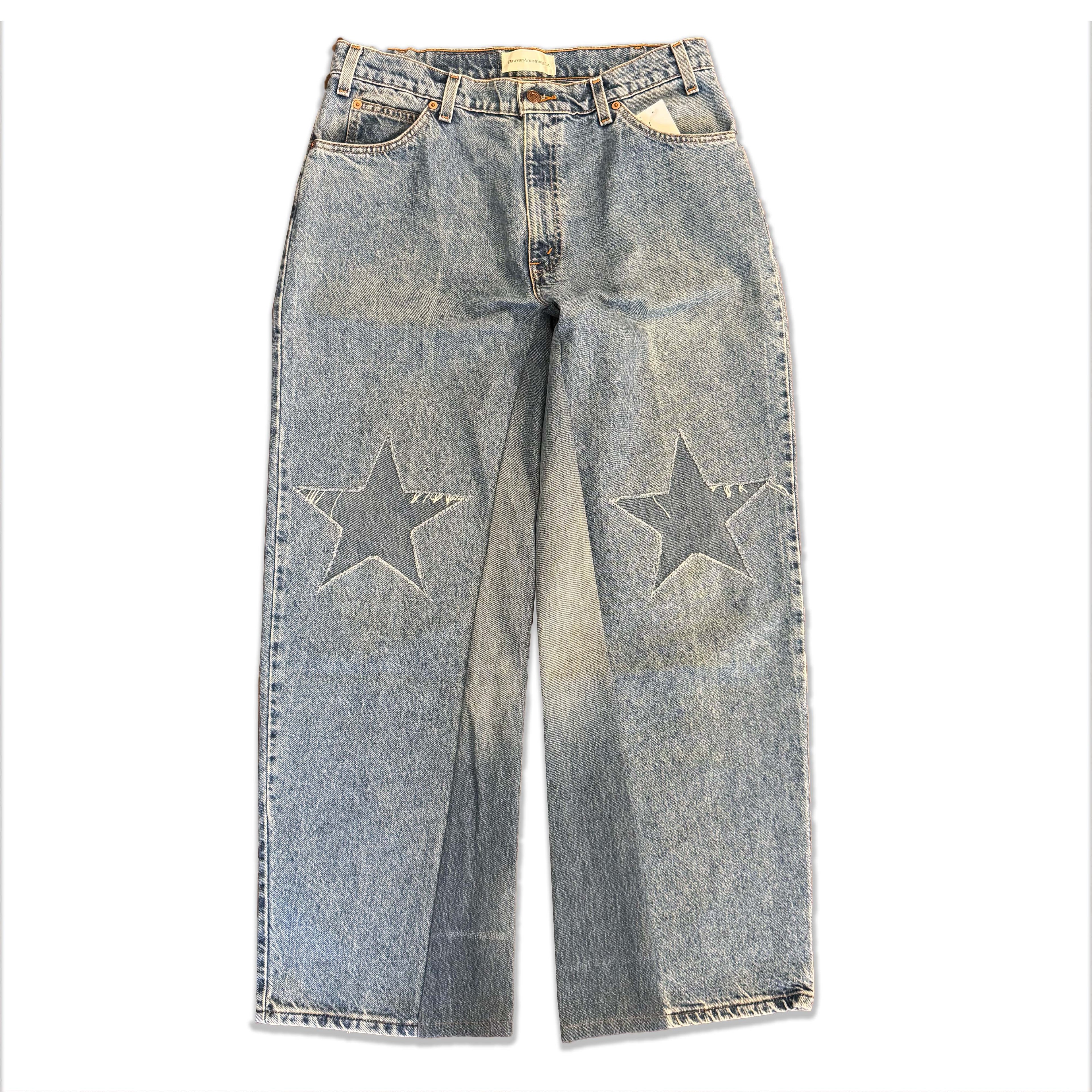 Denim Star Knee Jeans