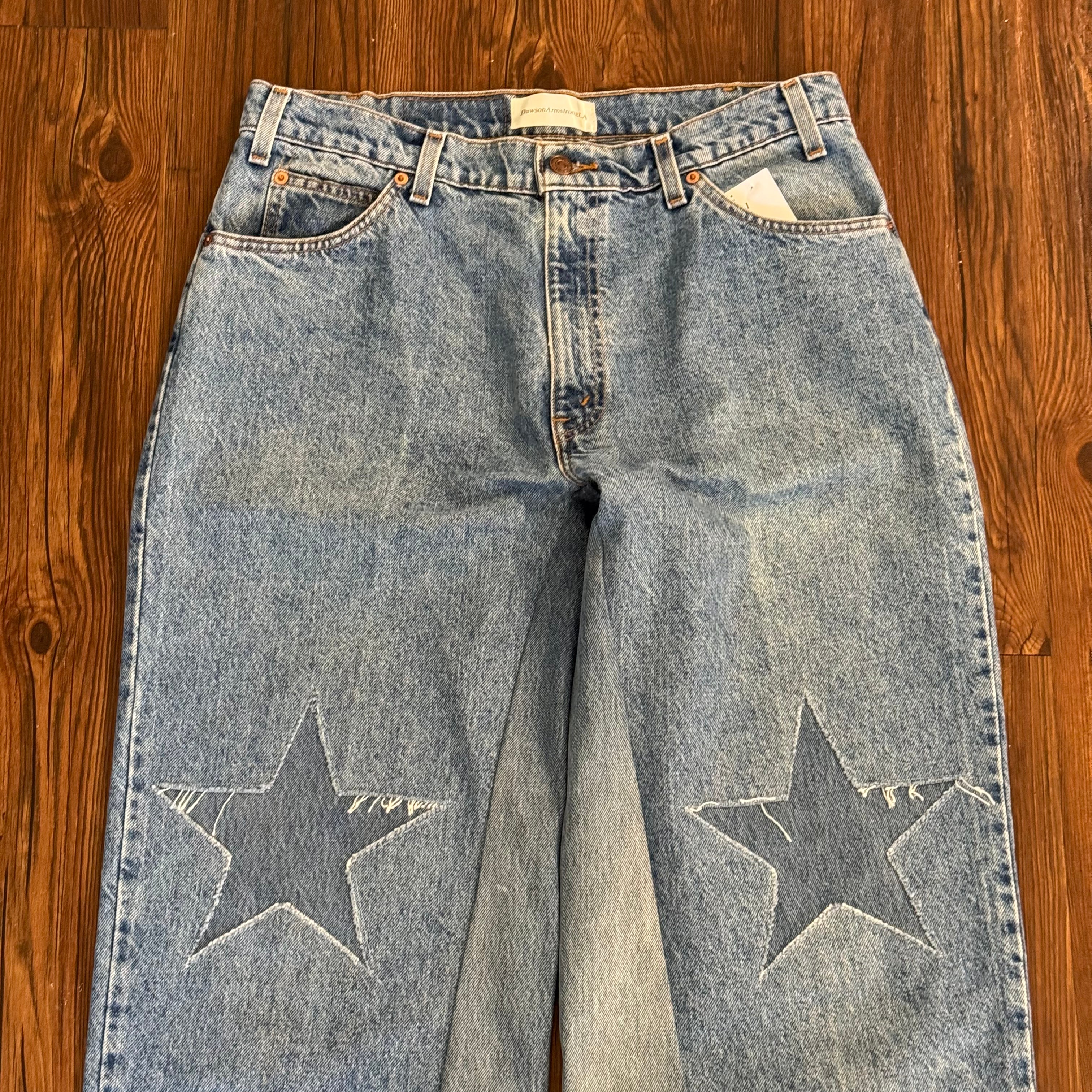 Denim Star Knee Jeans