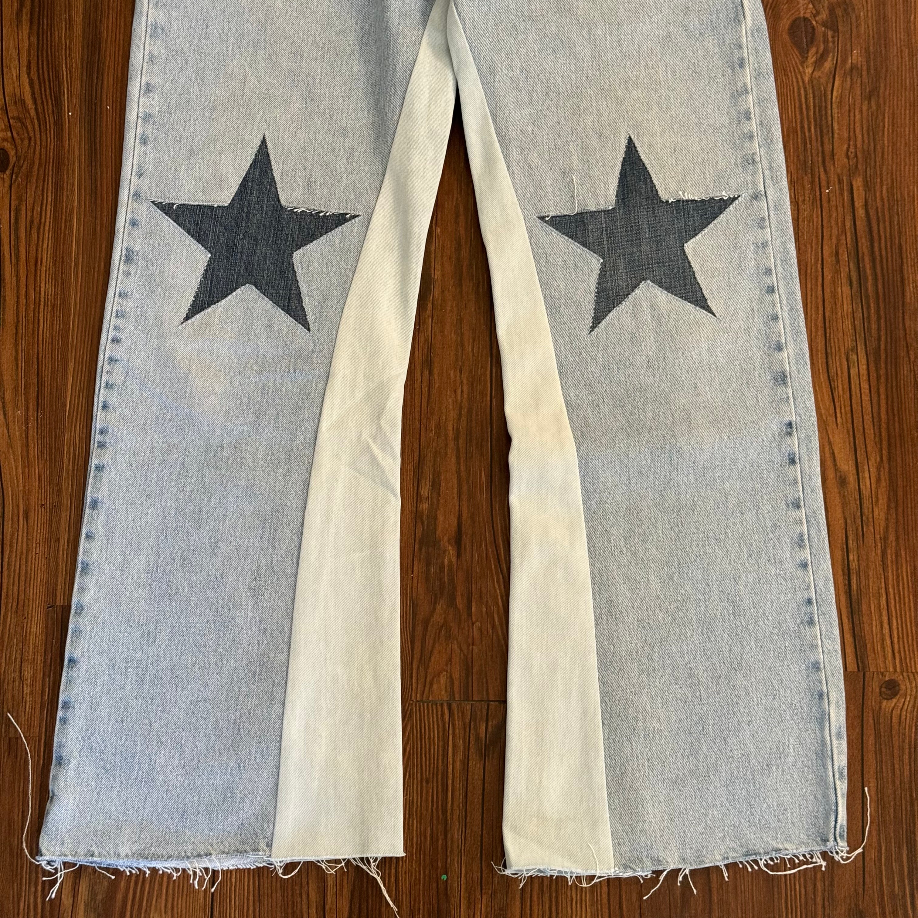 Denim Star Knee Jeans