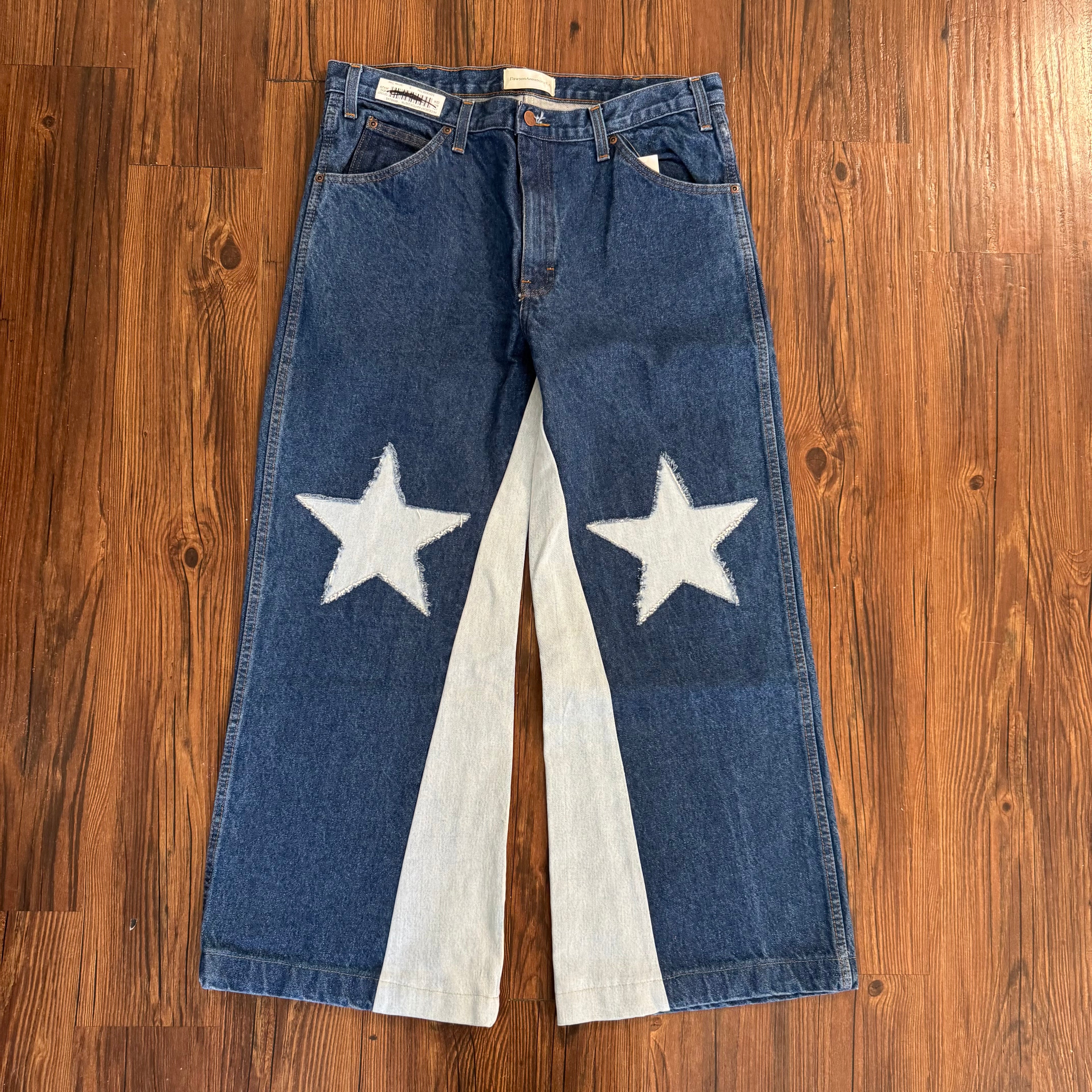 Denim Star Knee Jeans