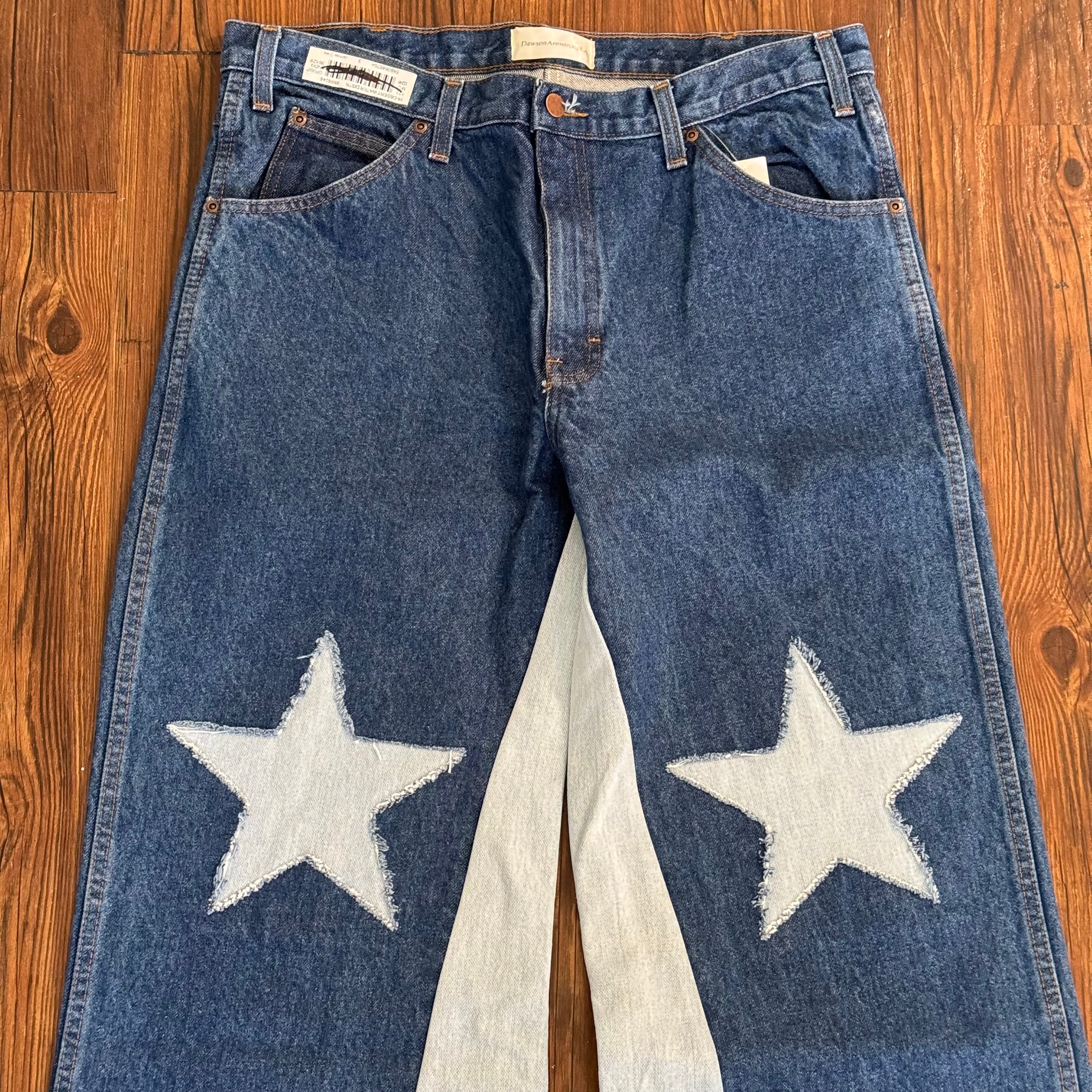 Denim Star Knee Jeans