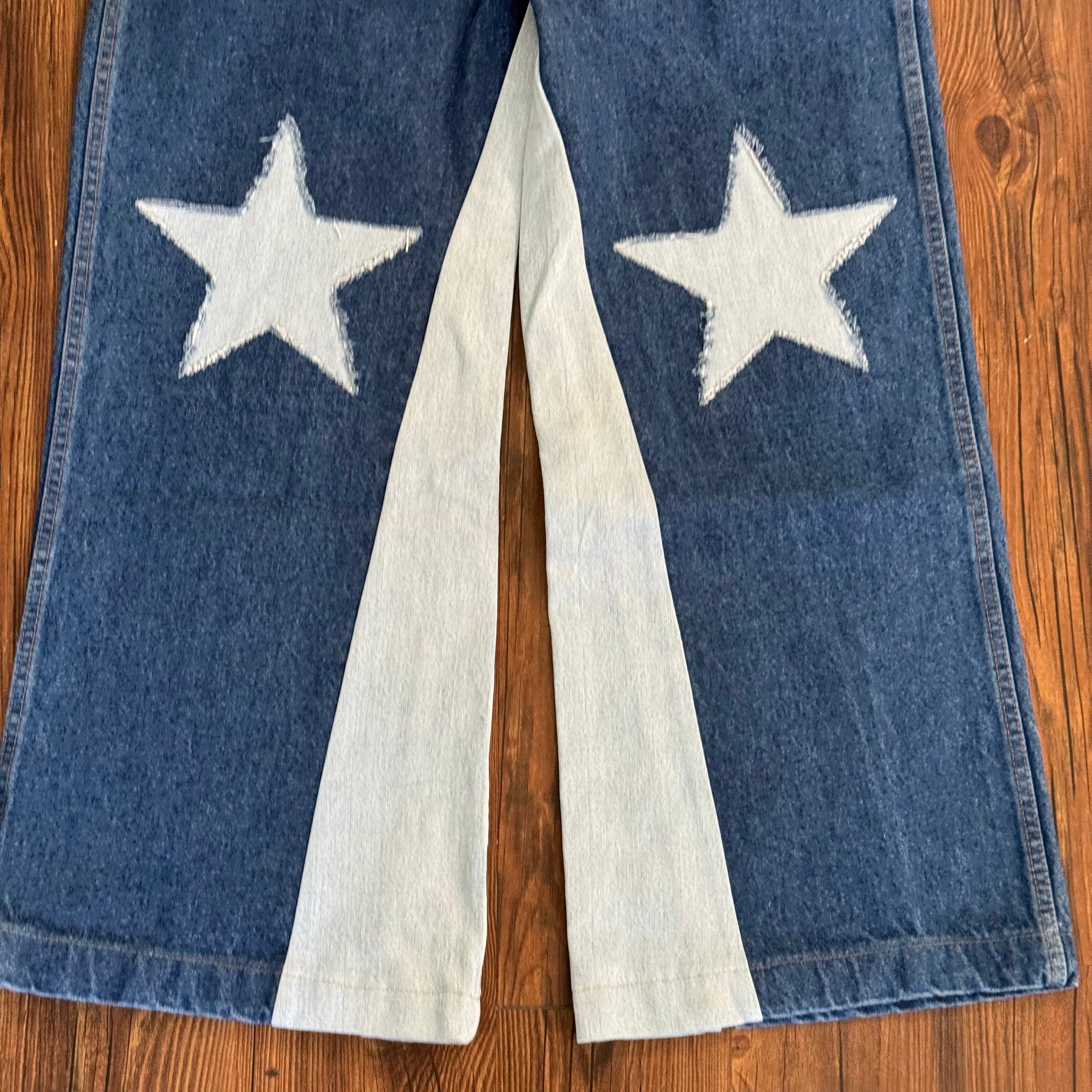 Denim Star Knee Jeans