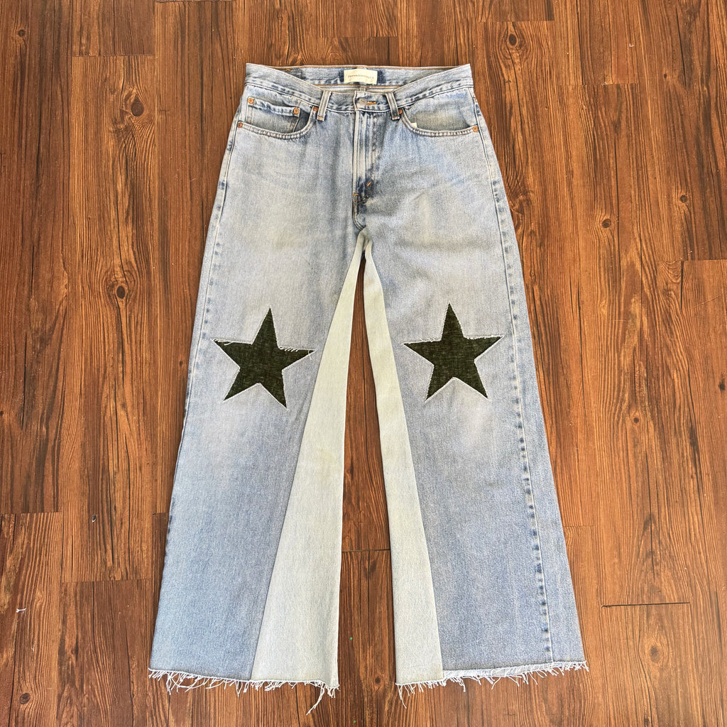 Vintage Levi's Green Star Knee Jeans