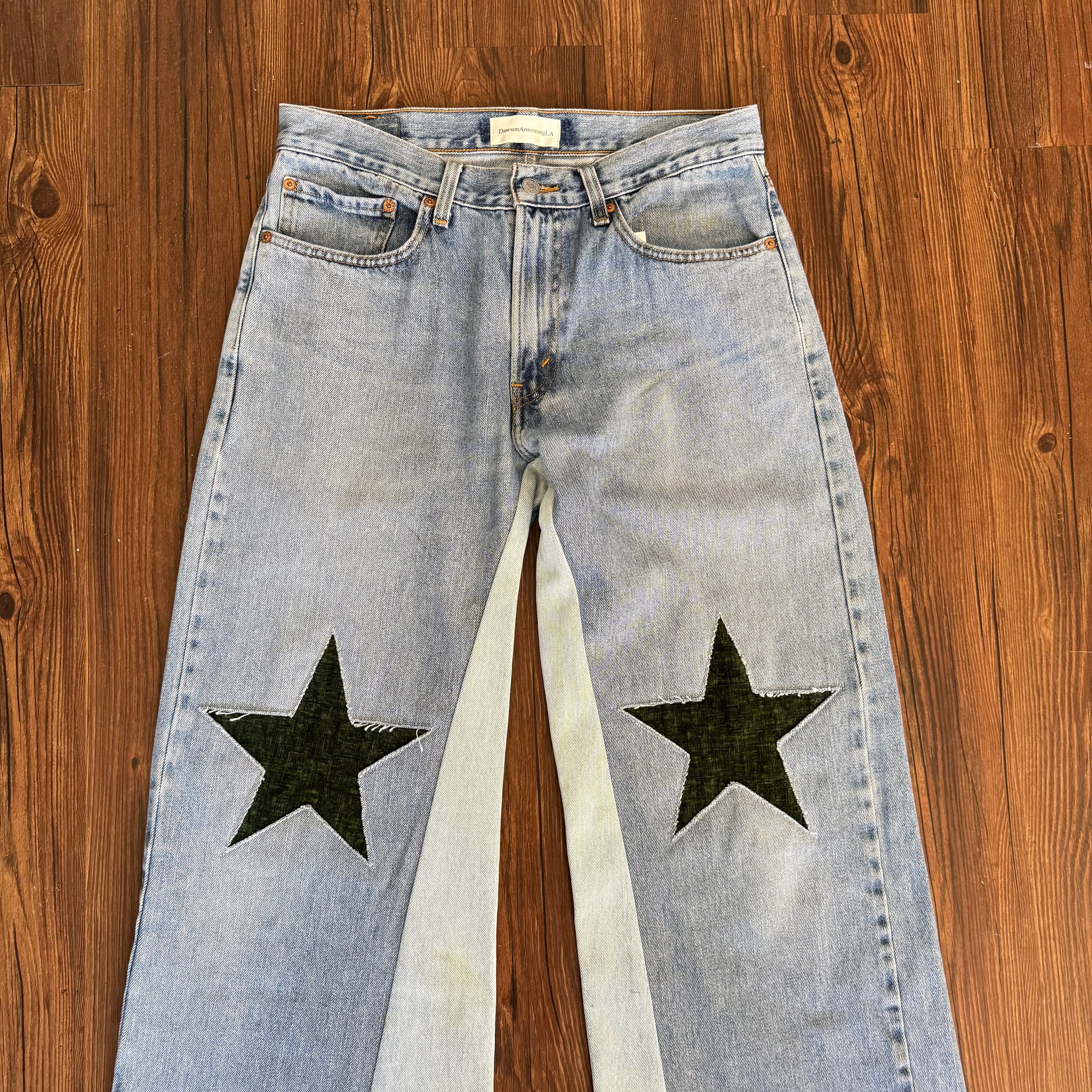 Vintage Levi's Green Star Knee Jeans