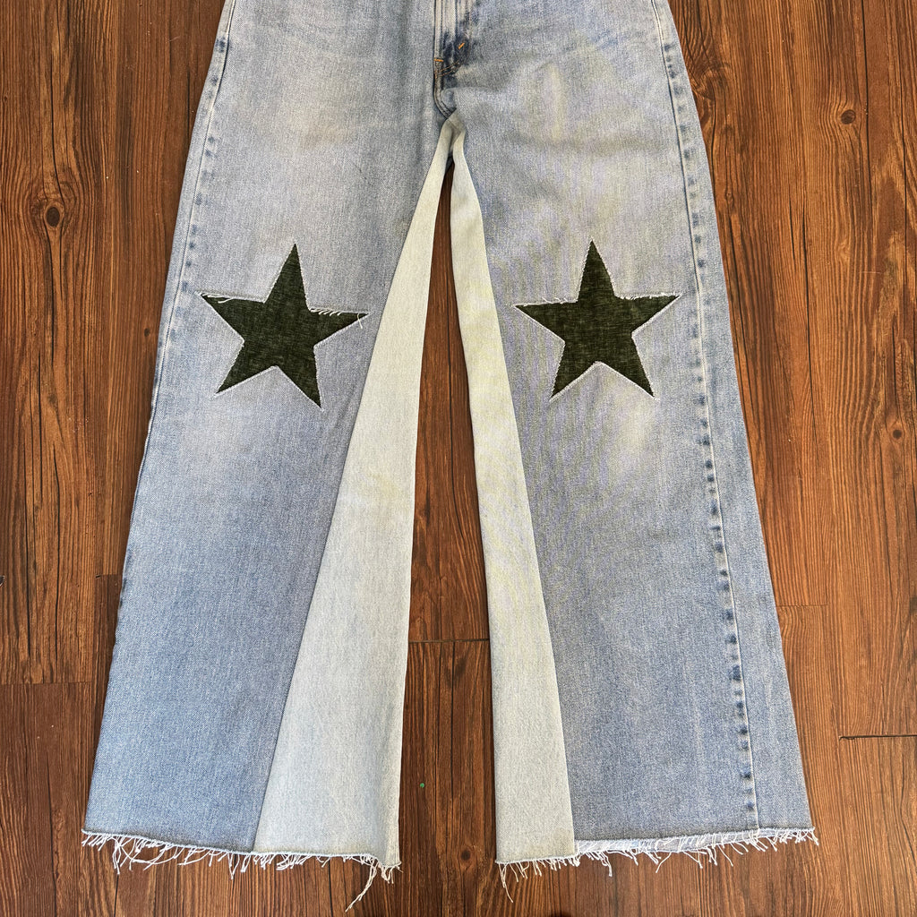 Vintage Levi's Green Star Knee Jeans
