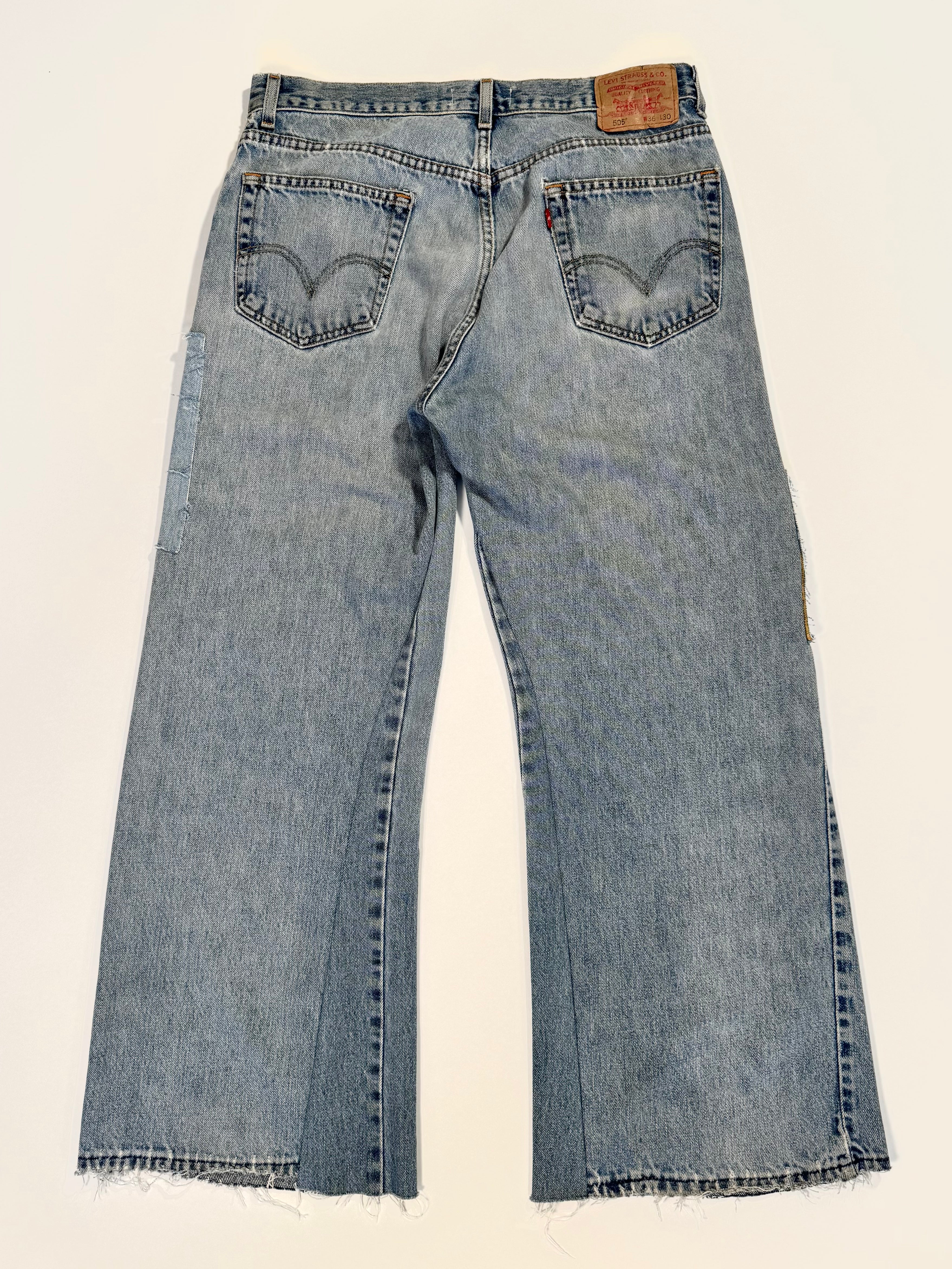 Washed Patchwork Jeans (34x30)