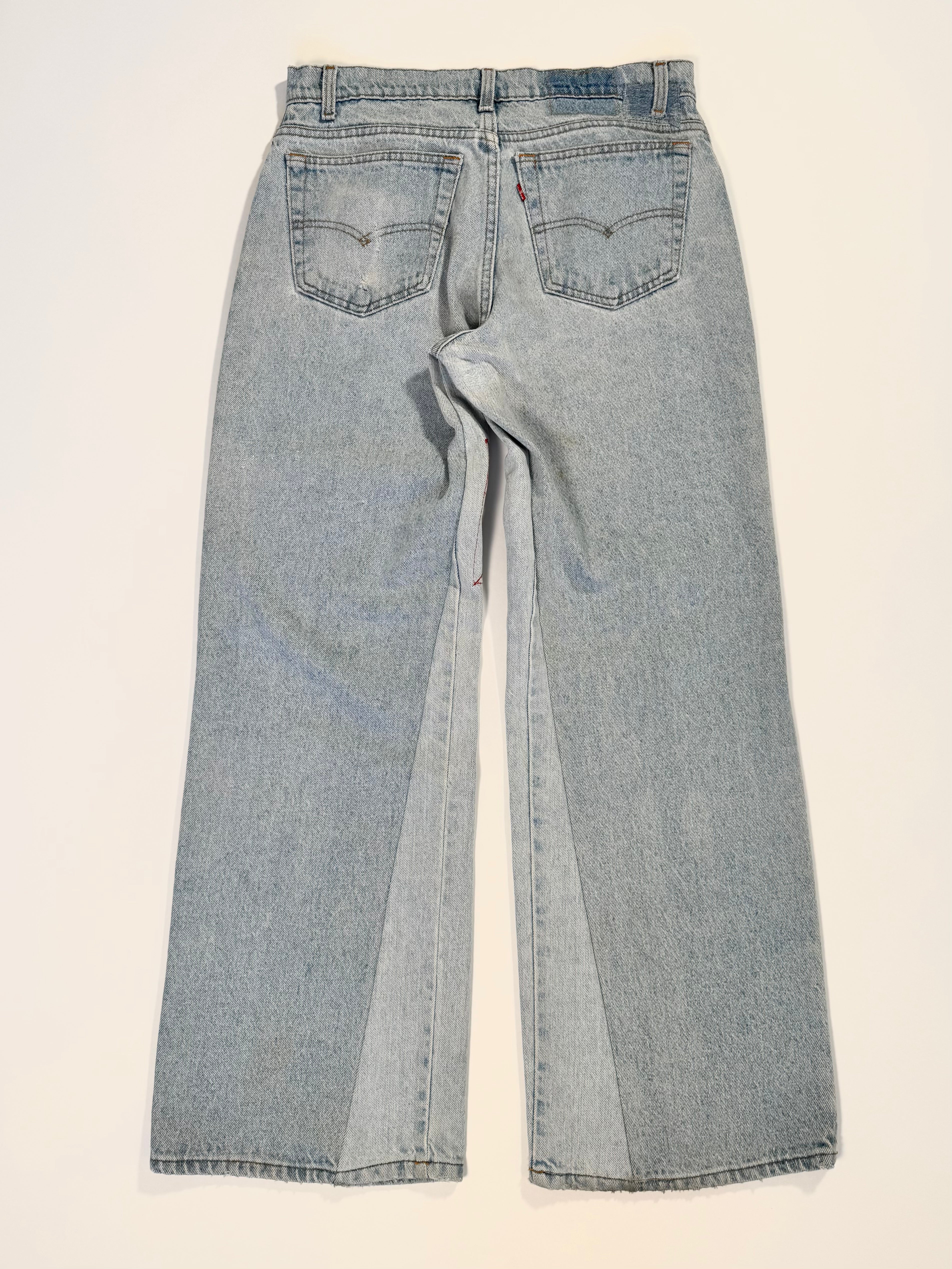 Light Wash Patchwork Jeans (33x32)