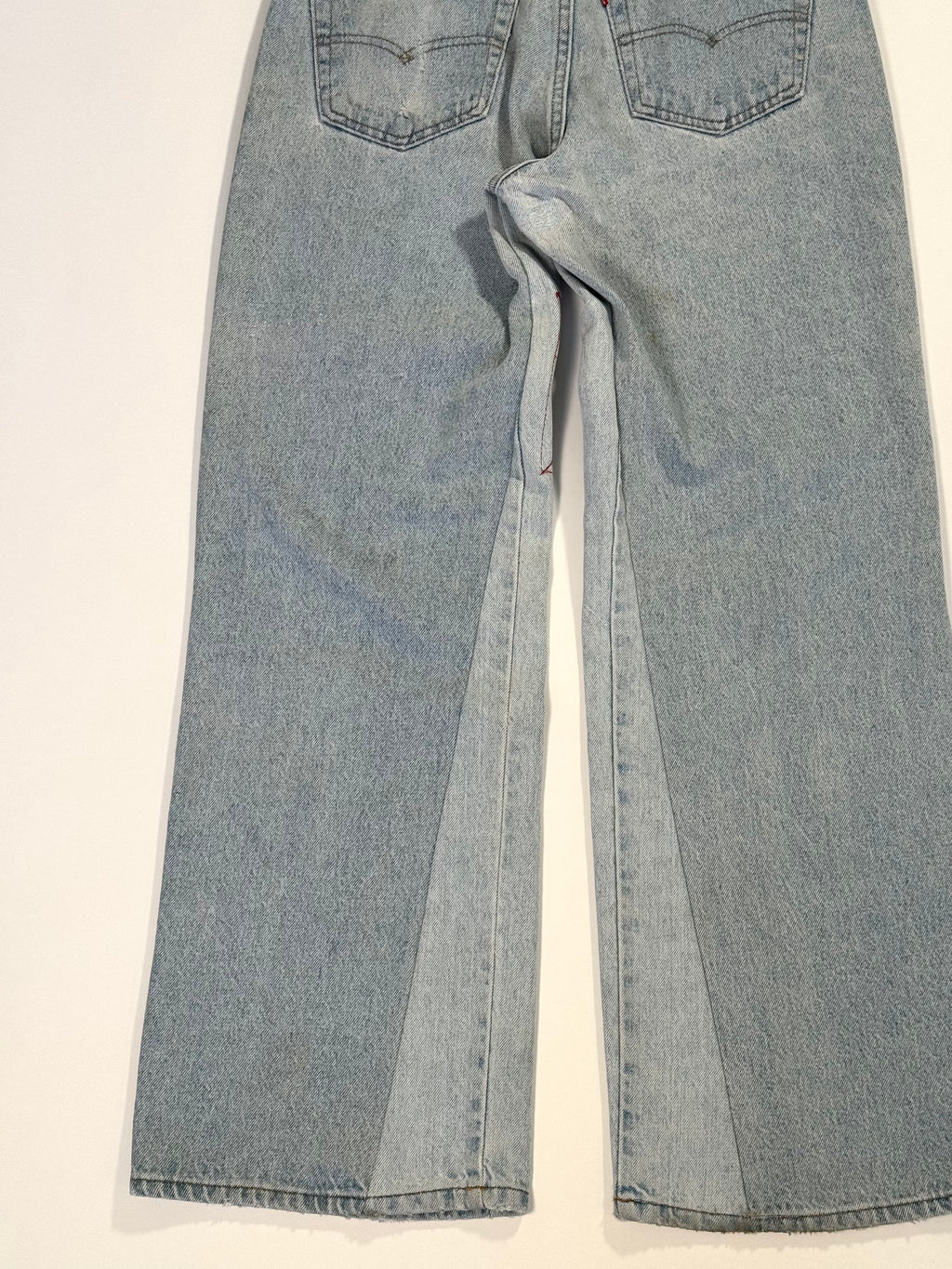 Light Wash Patchwork Jeans (33x32)