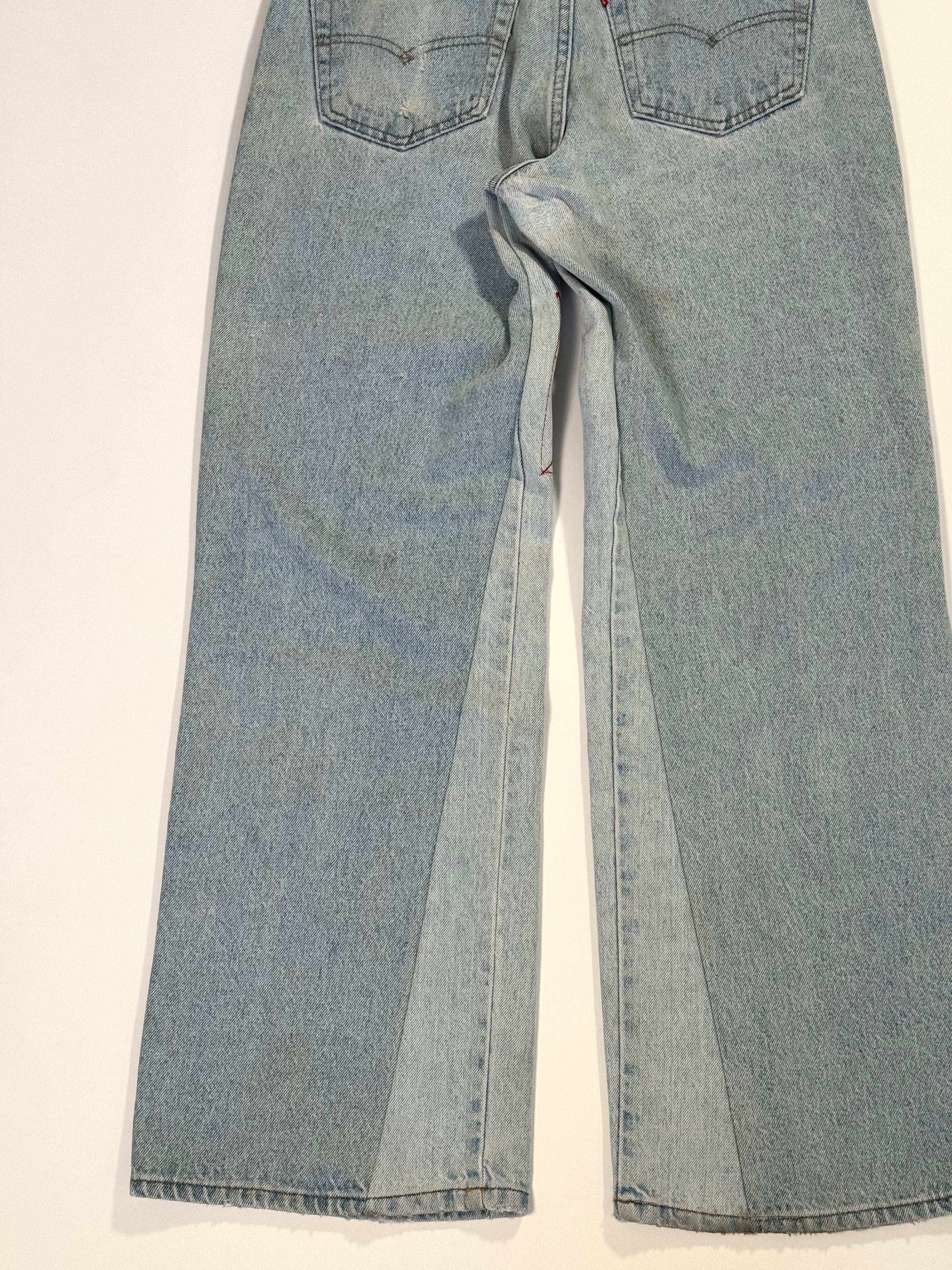 Light Wash Patchwork Jeans (33x32)