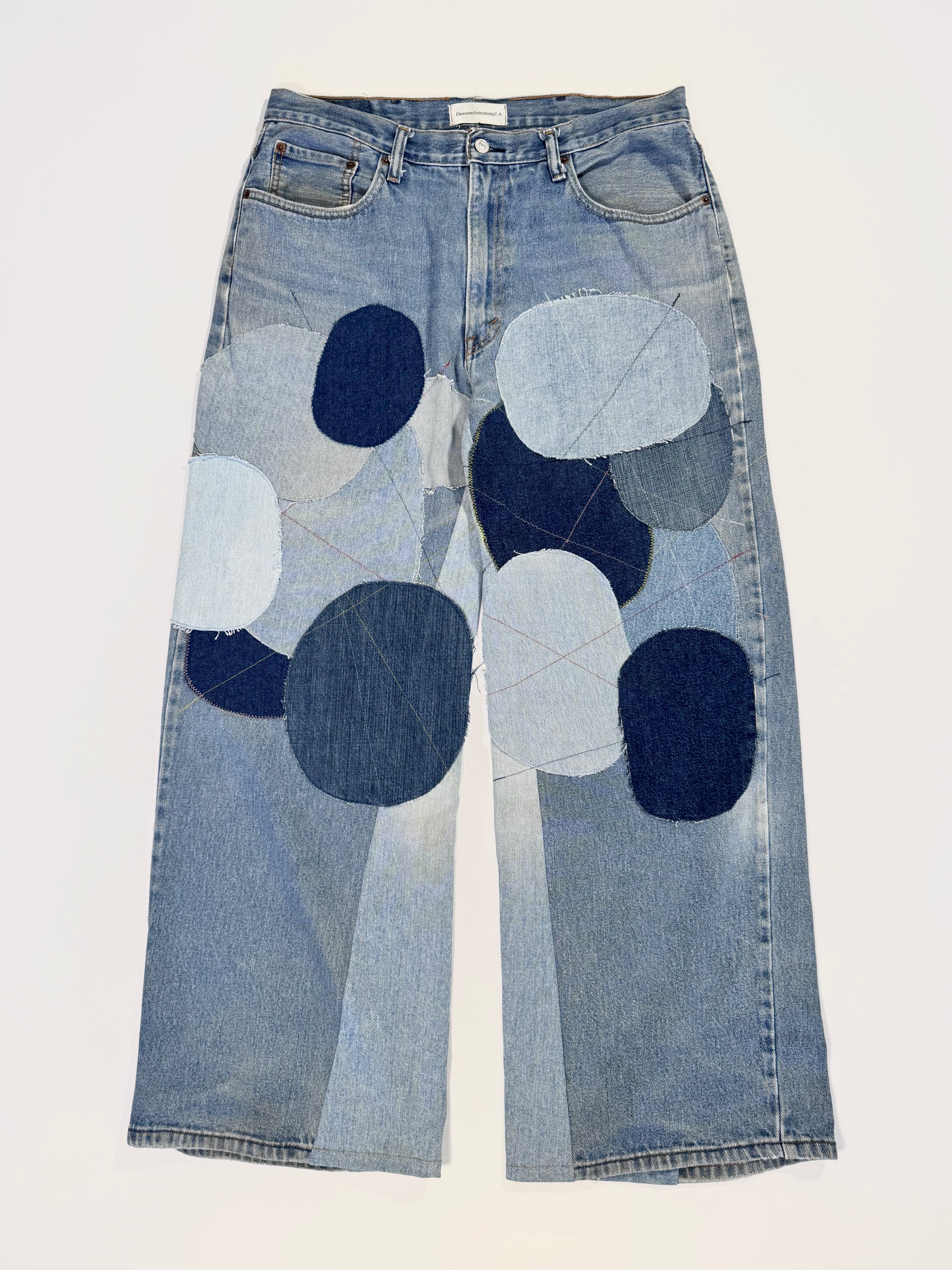 Circle Patchwork Jeans (36x32)