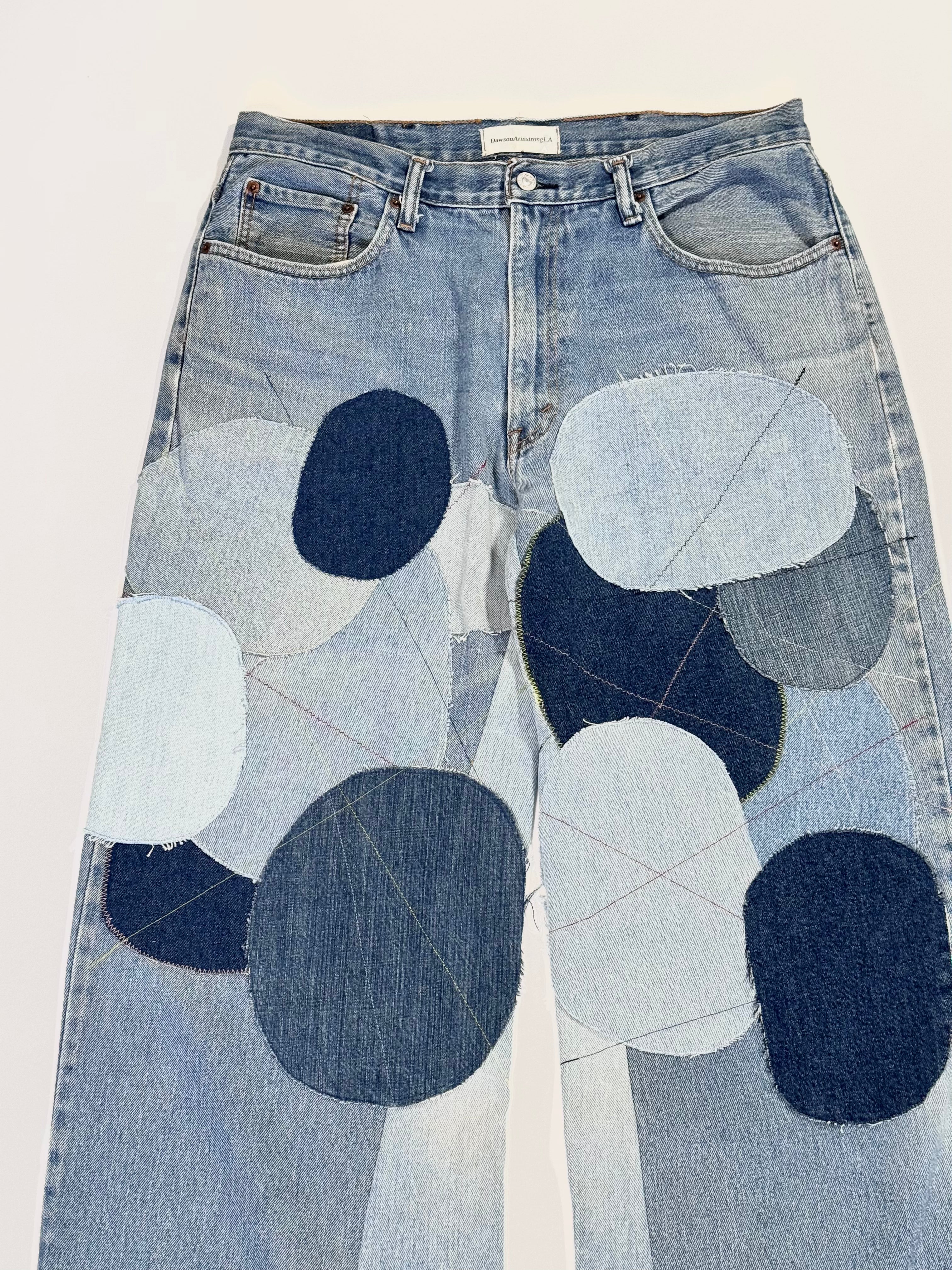 Circle Patchwork Jeans (36x32)