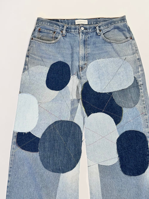 Circle Patchwork Jeans (36x32)