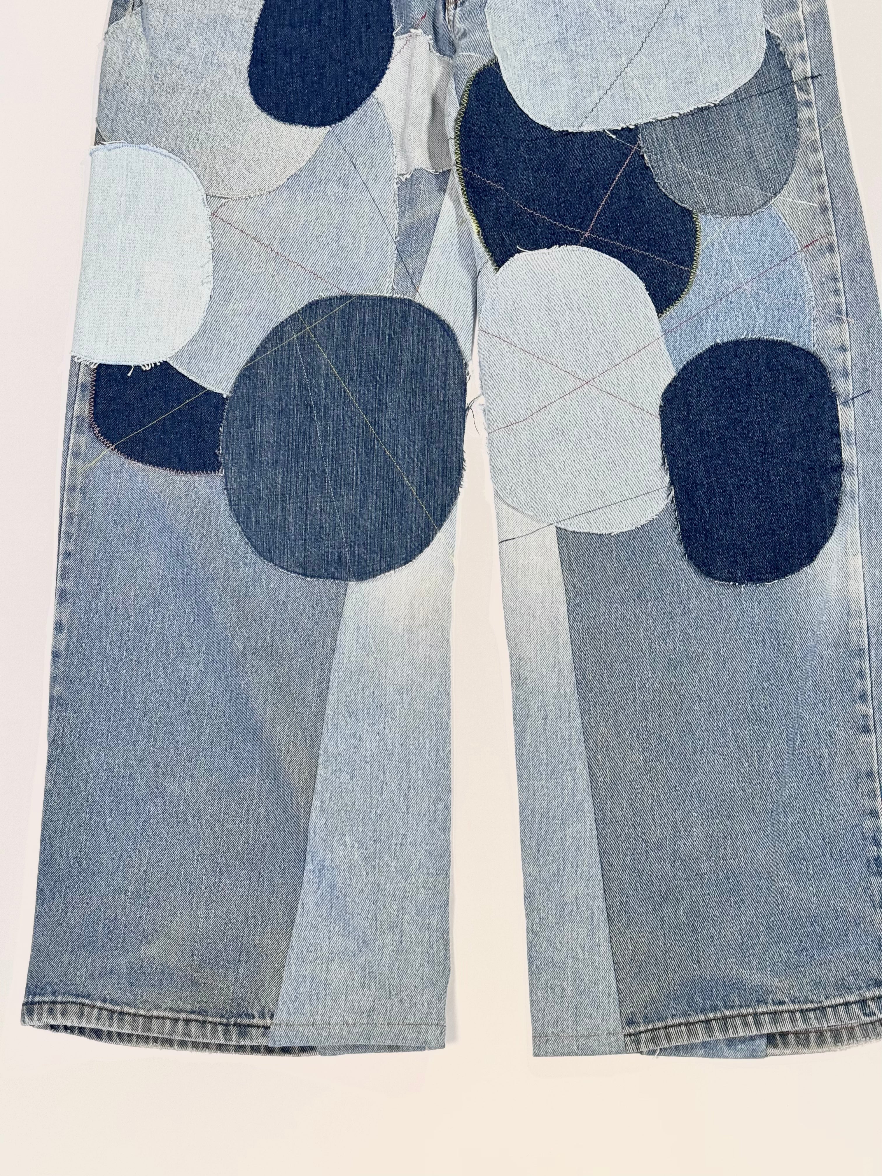Circle Patchwork Jeans (36x32)