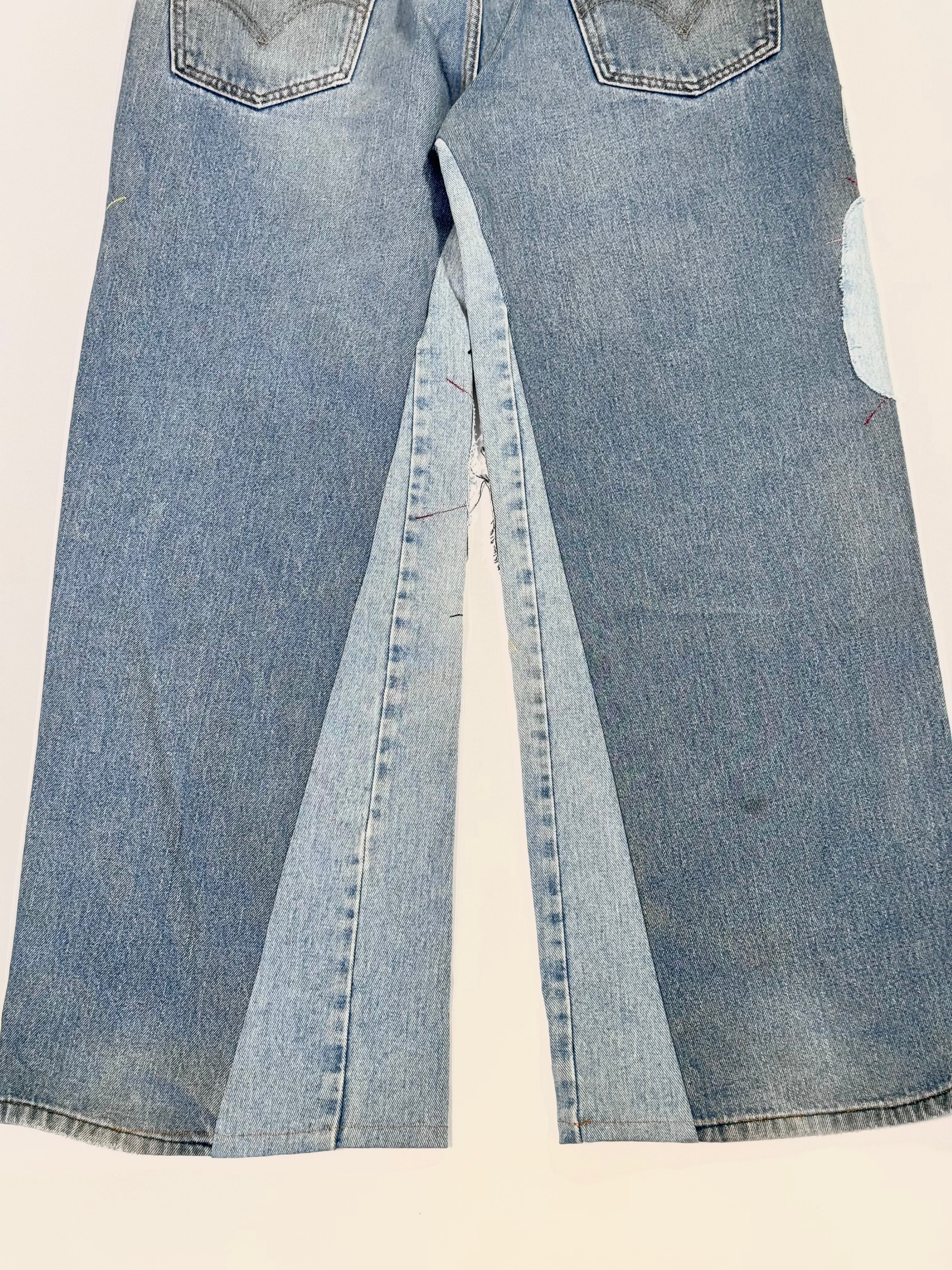 Circle Patchwork Jeans (36x32)