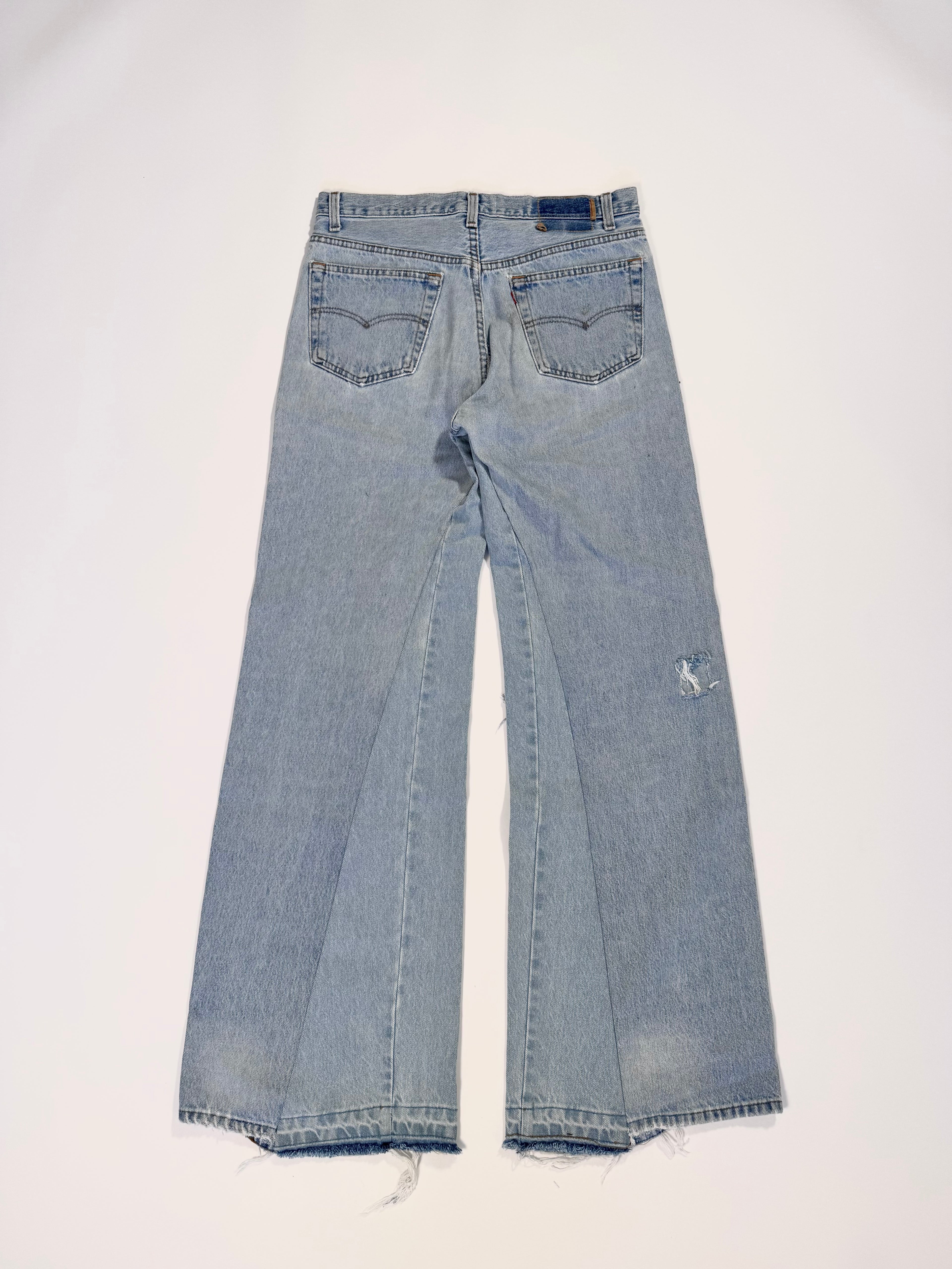 Light Wash Patchwork Jeans (32x33)