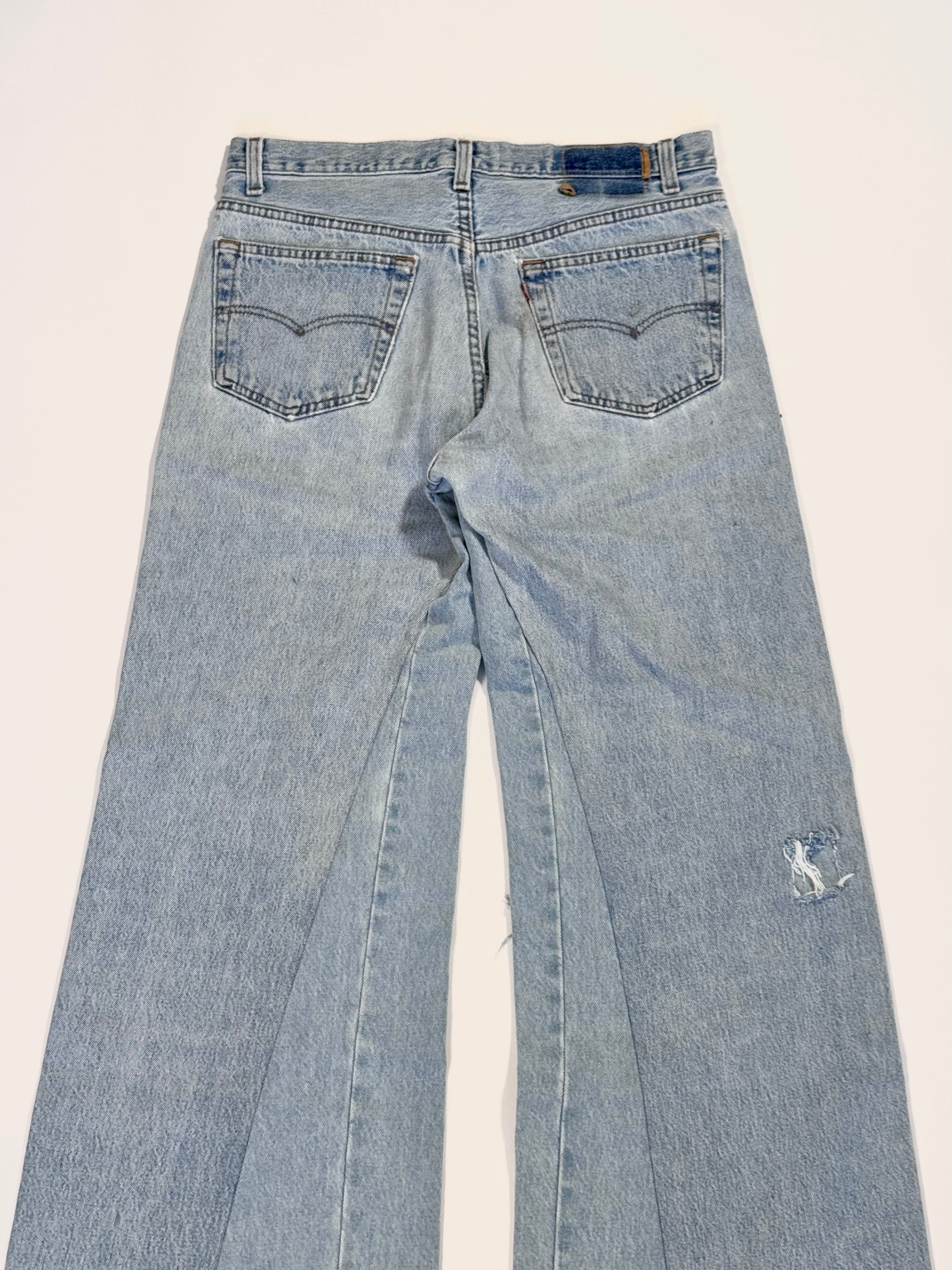 Light Wash Patchwork Jeans (32x33)