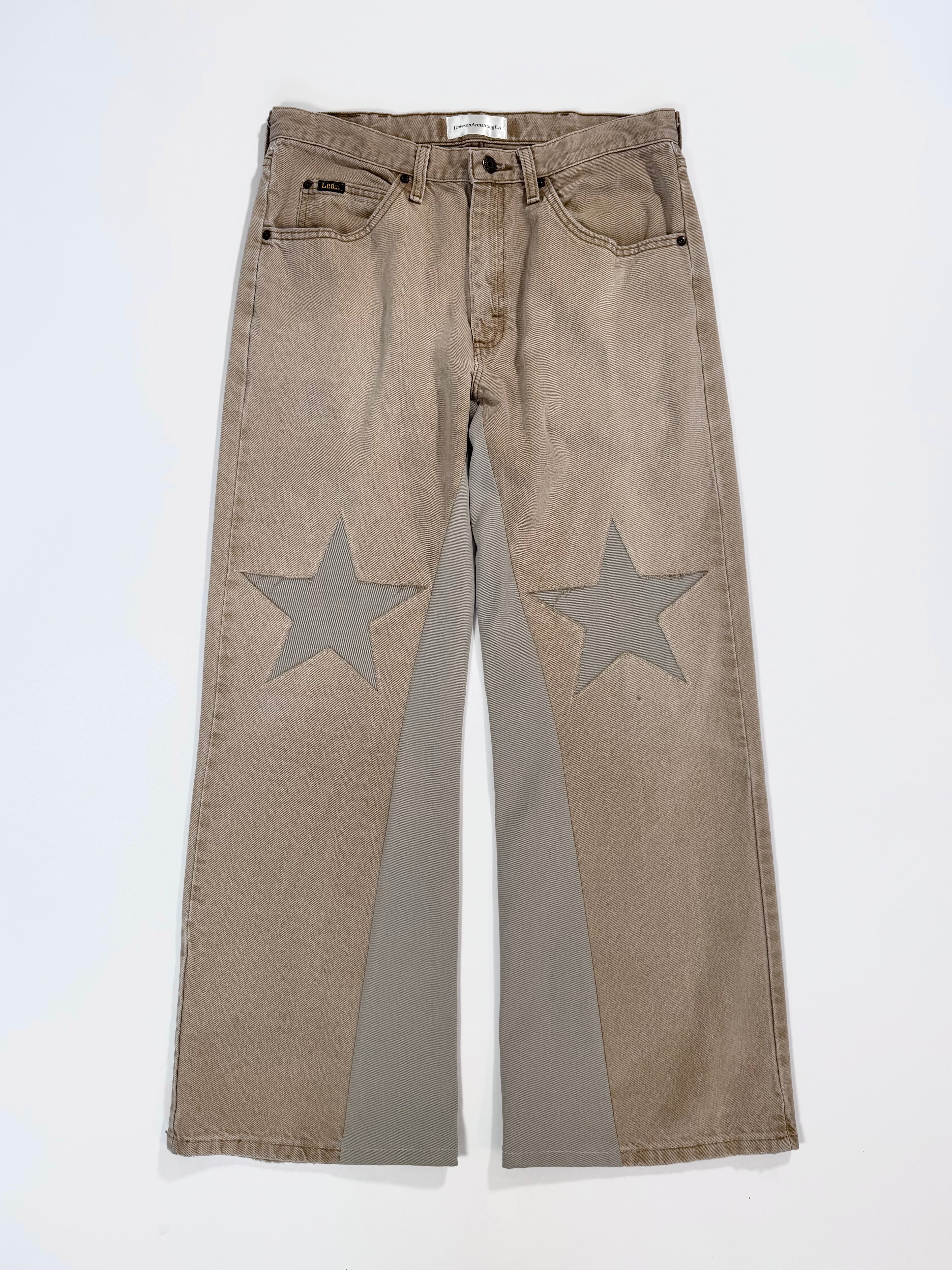 Khaki Star Knee Pants (33x29)