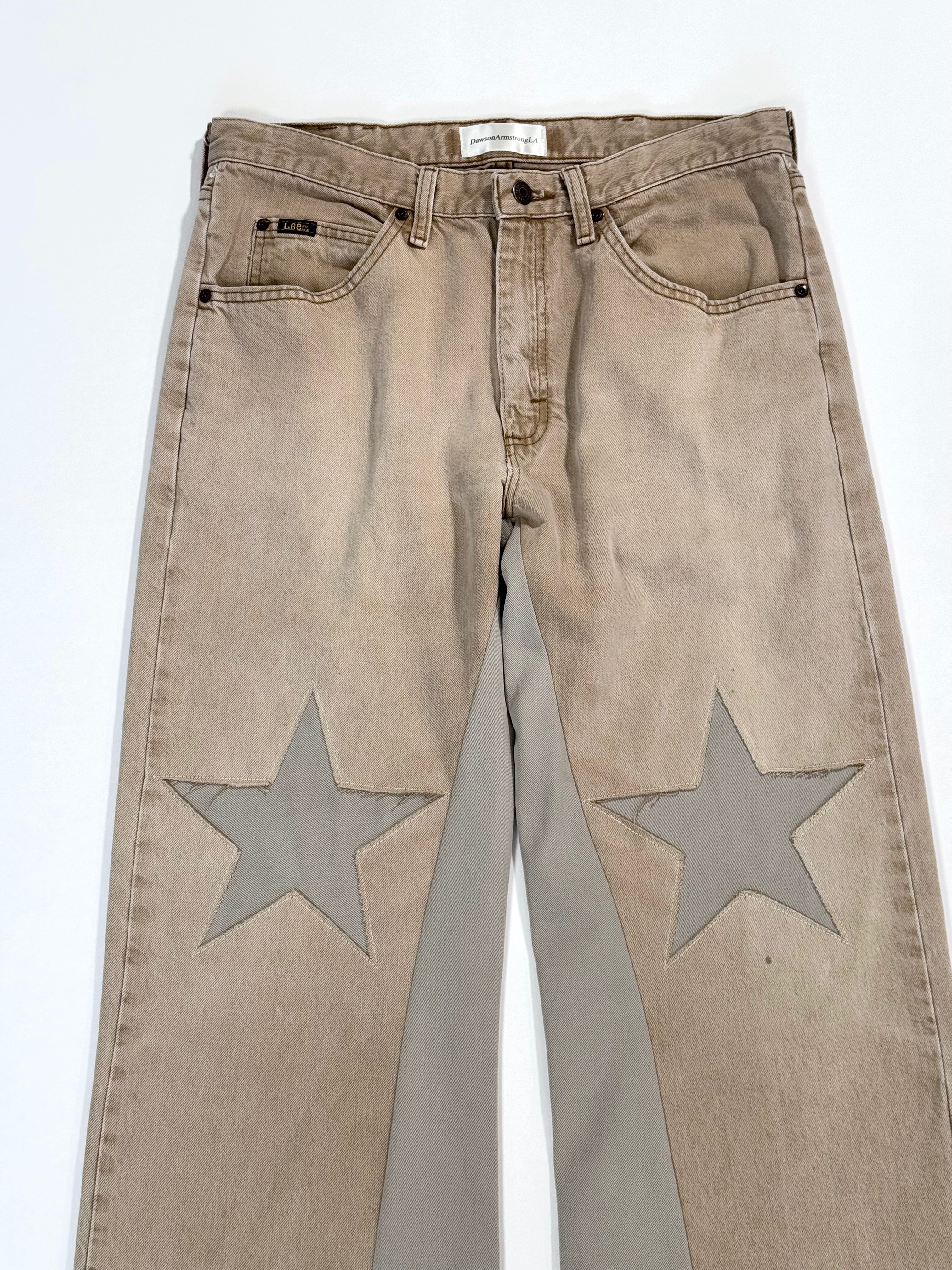Khaki Star Knee Pants (33x29)
