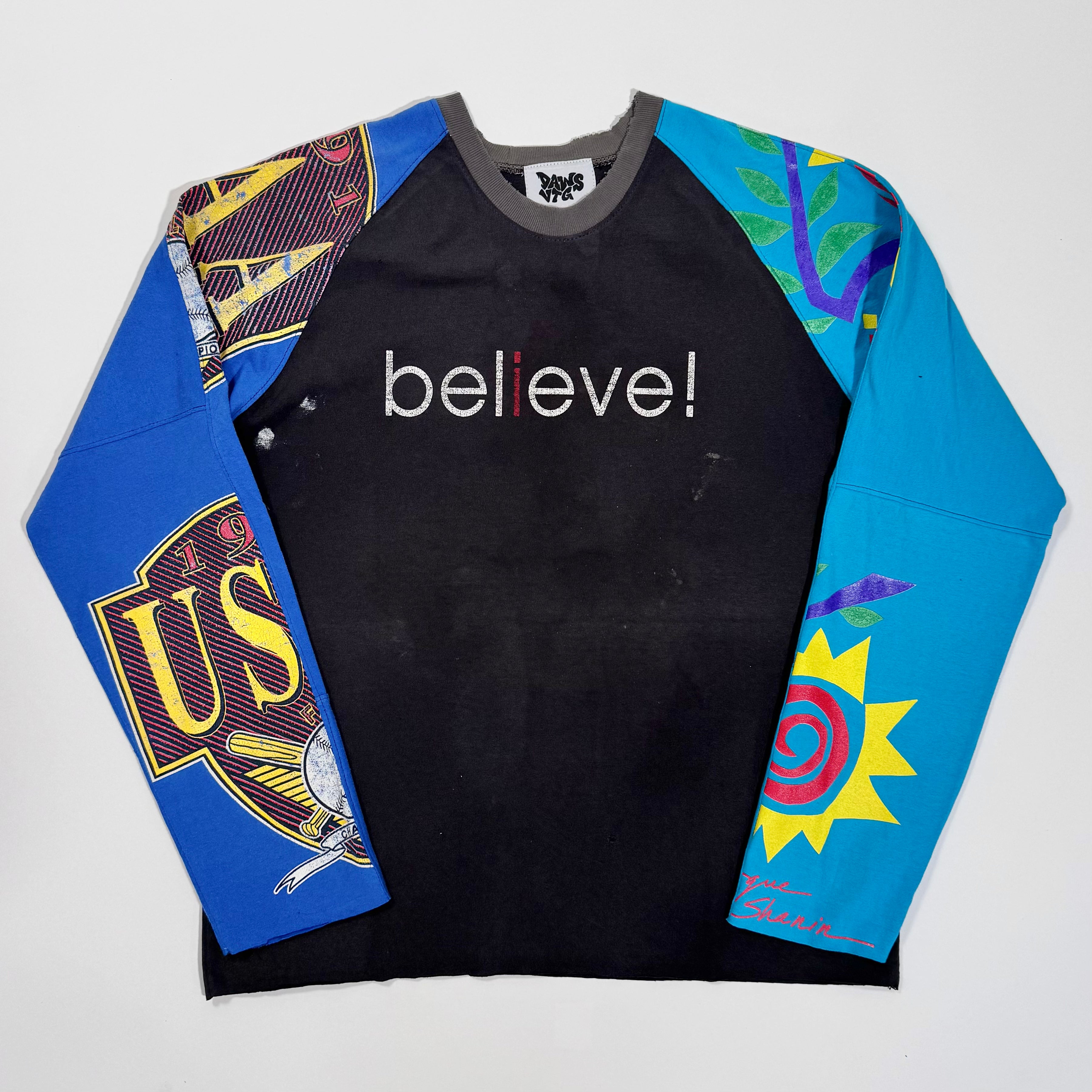 Deconstructed Raglan T Shirt (Large)