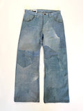 Denim Scrapwork Jeans (Size 34)