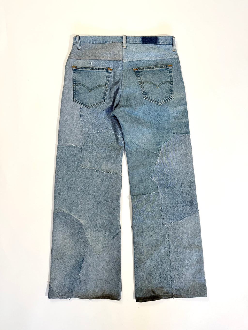 Denim Scrapwork Jeans (Size 34)