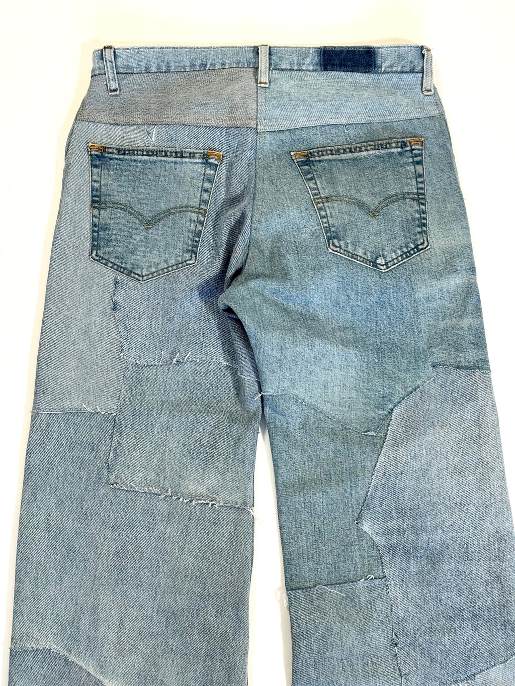 Denim Scrapwork Jeans (Size 34)