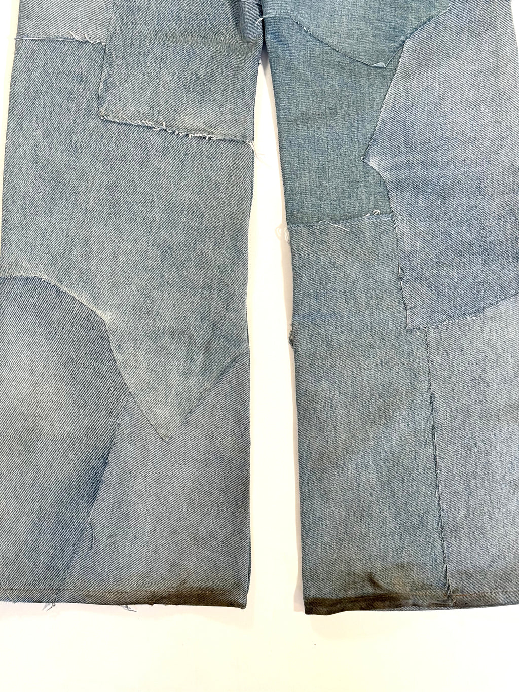 Denim Scrapwork Jeans (Size 34)