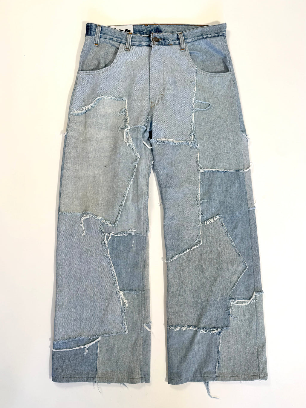 Denim Scrapwork Jeans (Size 32)