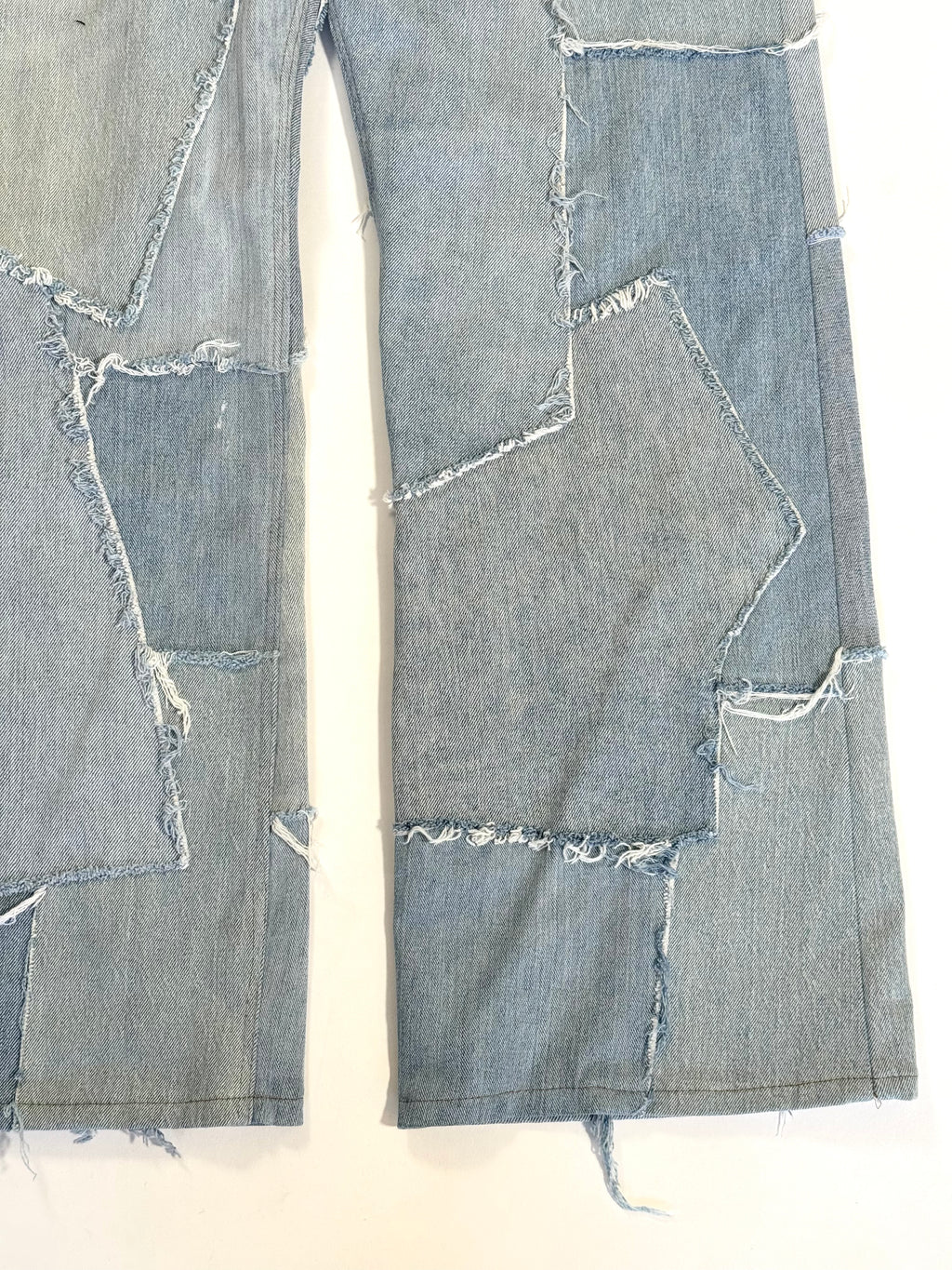 Denim Scrapwork Jeans (Size 32)