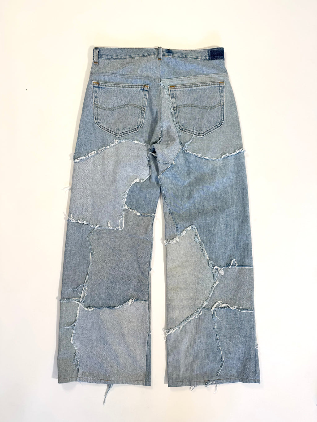 Denim Scrapwork Jeans (Size 32)