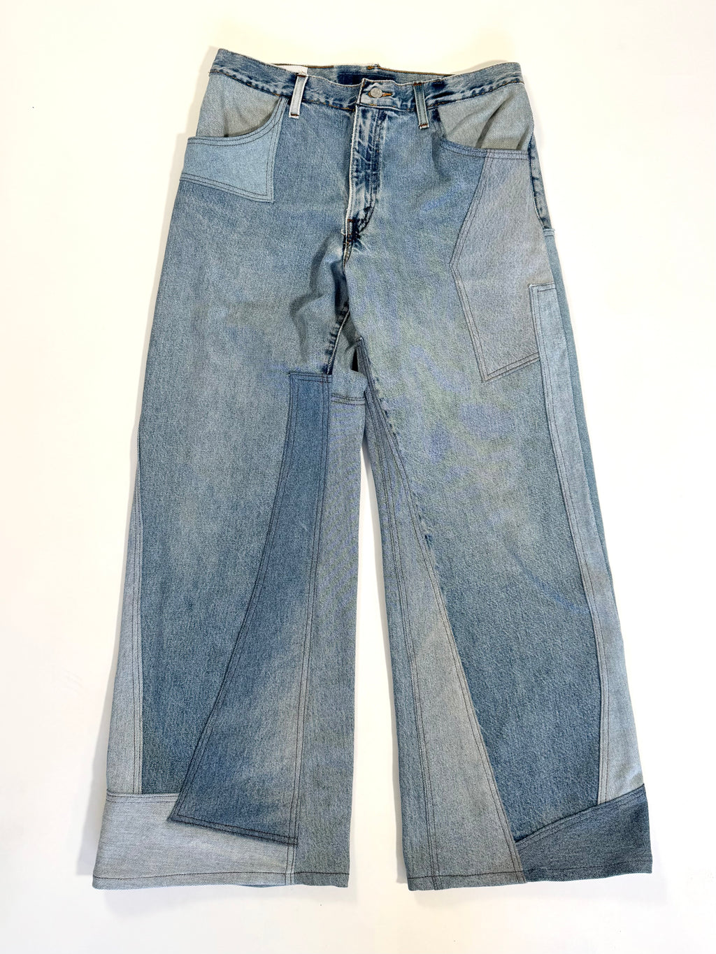 Denim Scrapwork Jeans (Size 31)