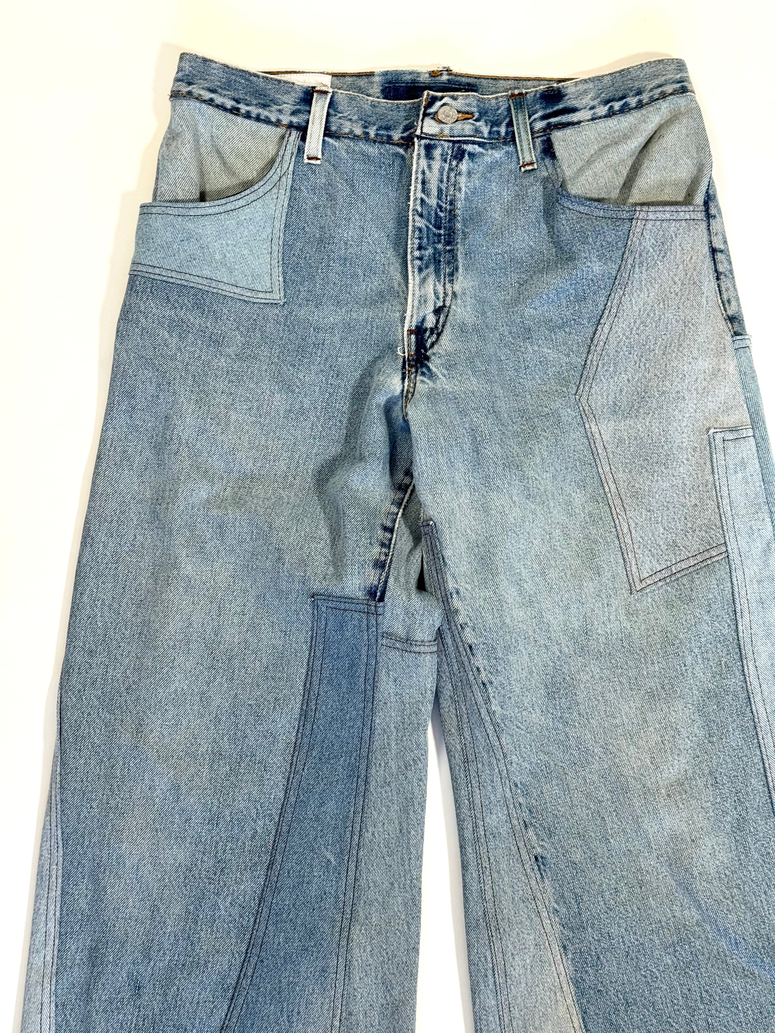 Denim Scrapwork Jeans (Size 31)