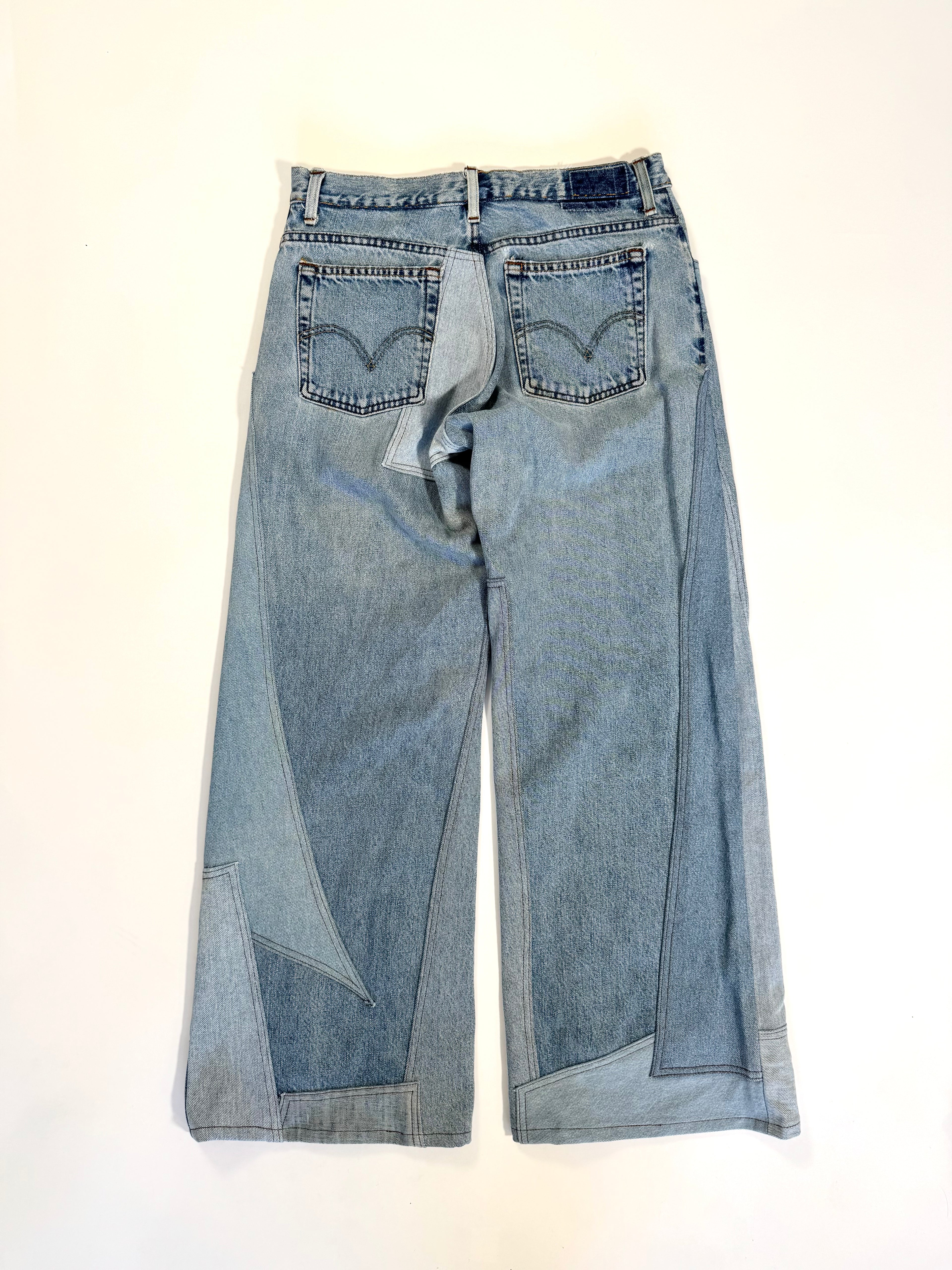 Denim Scrapwork Jeans (Size 31)