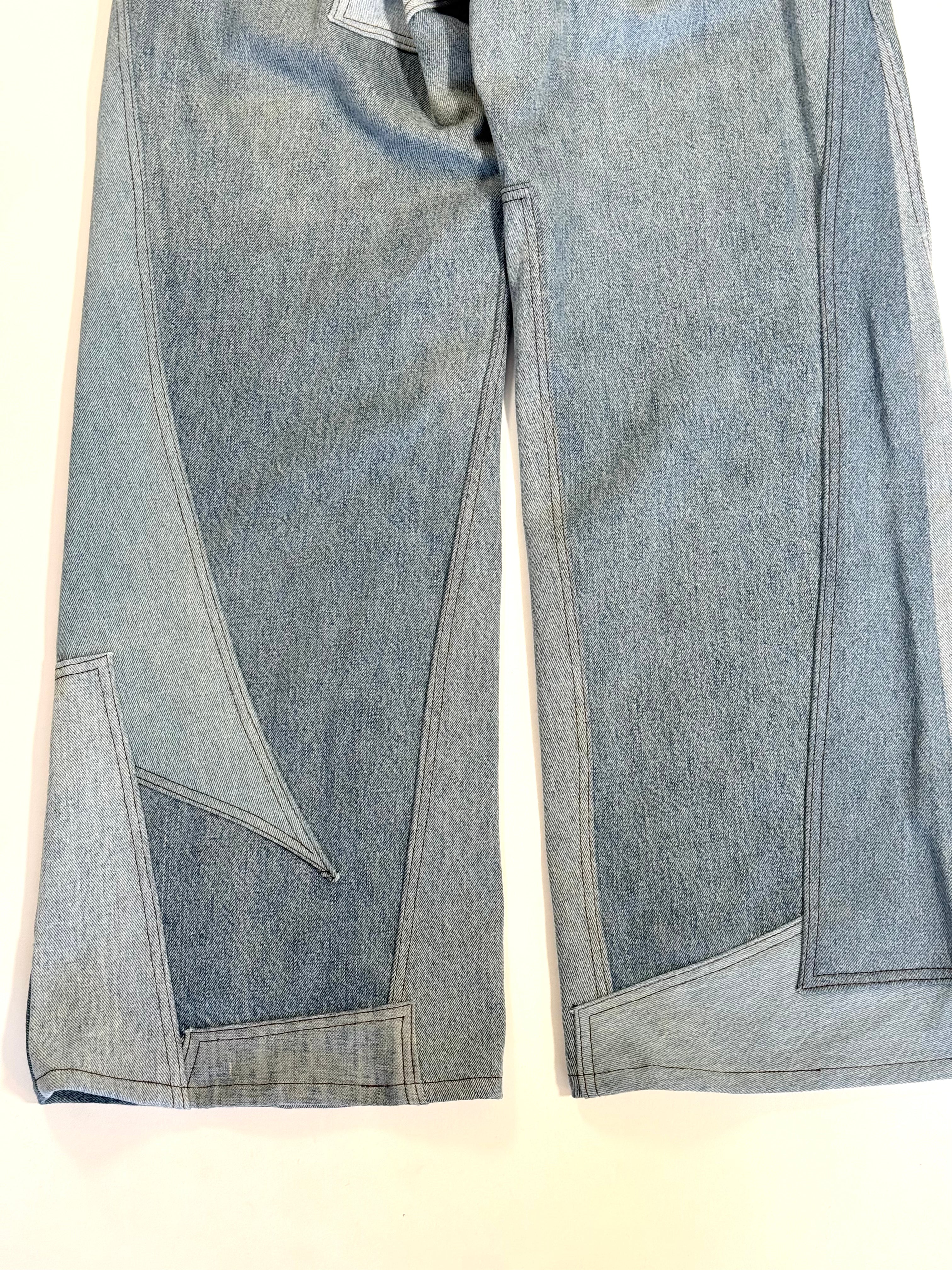 Denim Scrapwork Jeans (Size 31)