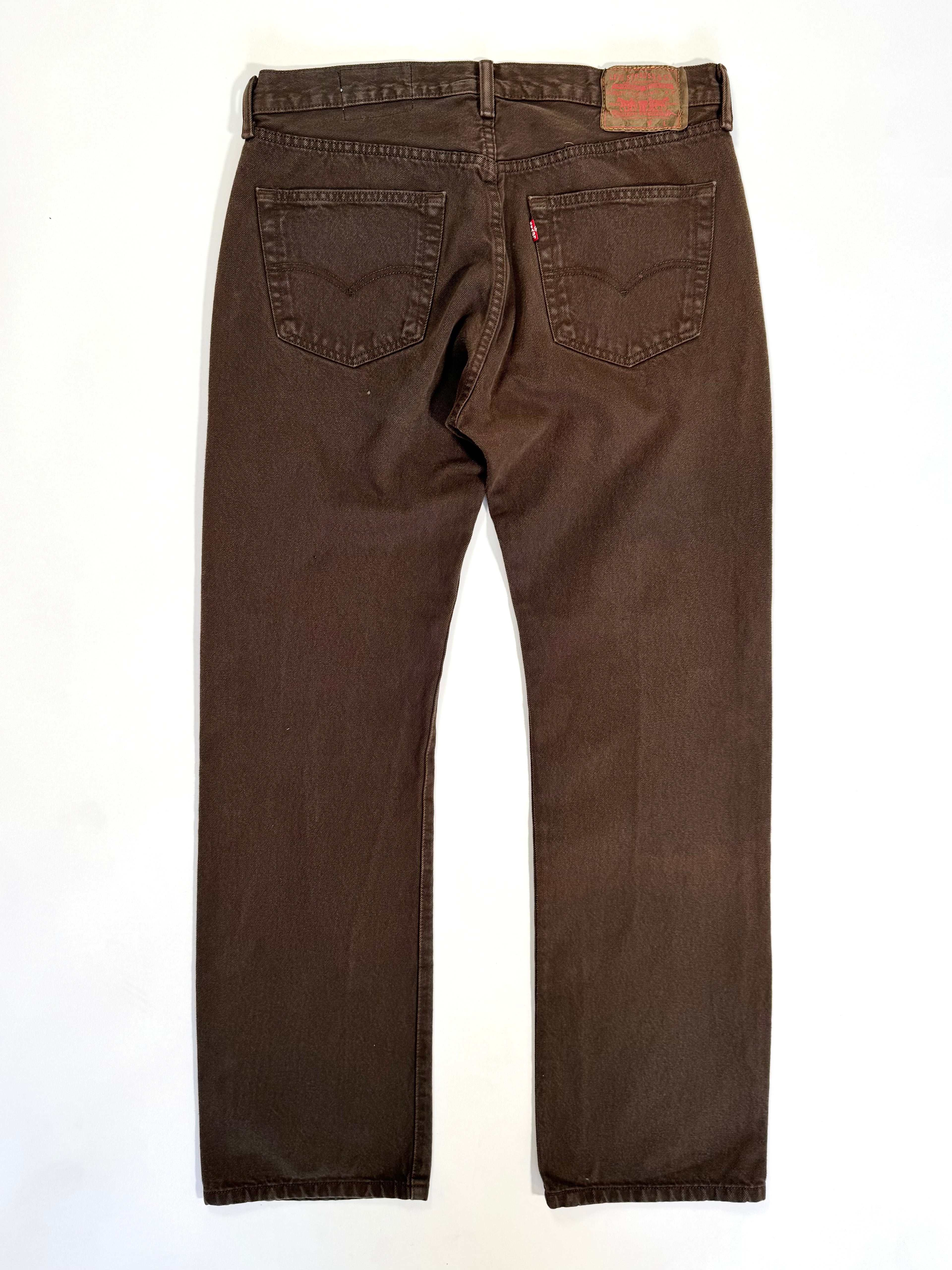 Brown Star Knee Jeans (Size 34)