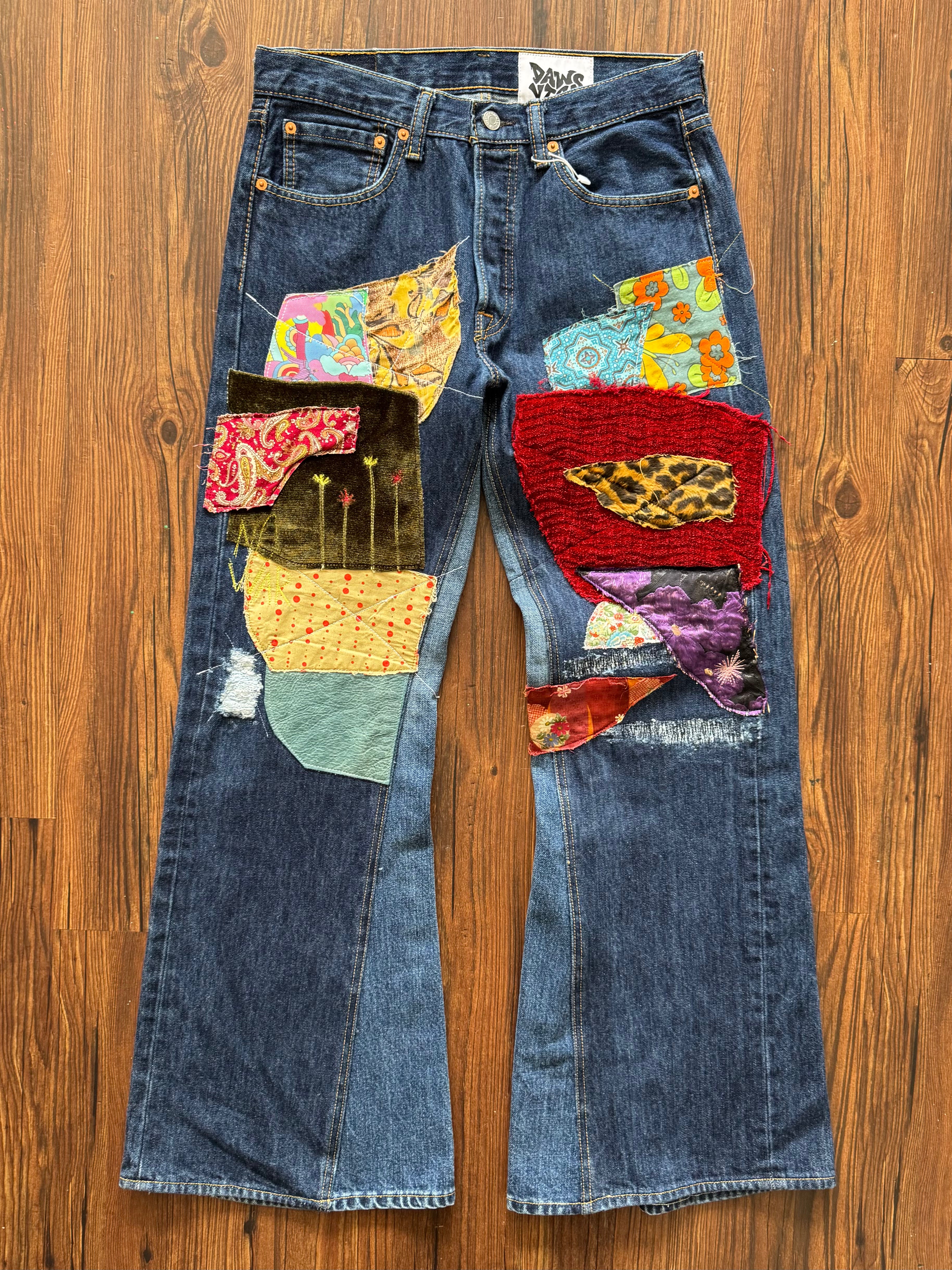 Dark Wash Hippie Jeans (Size 31)