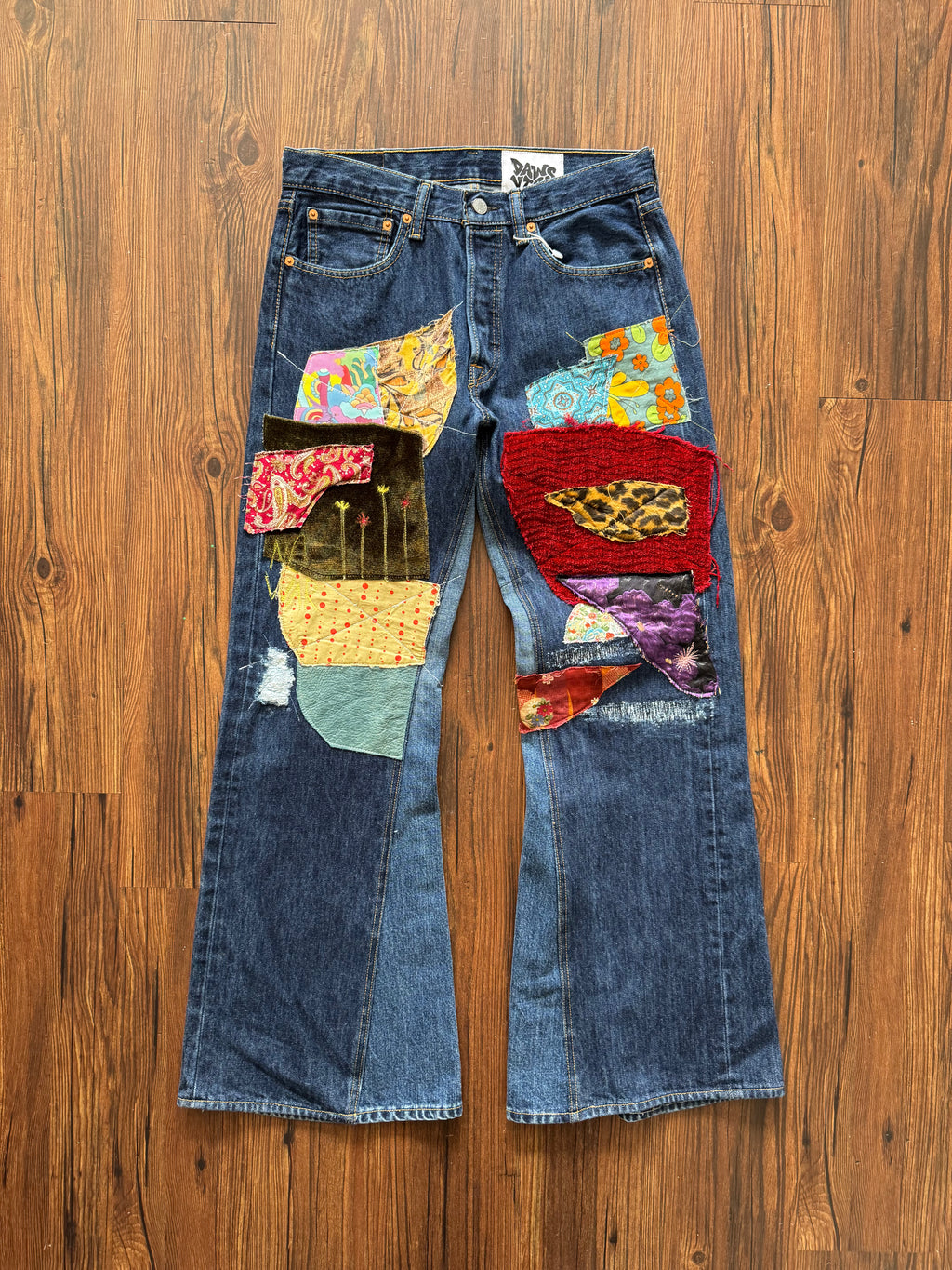 Dark Wash Hippie Jeans (Size 31)