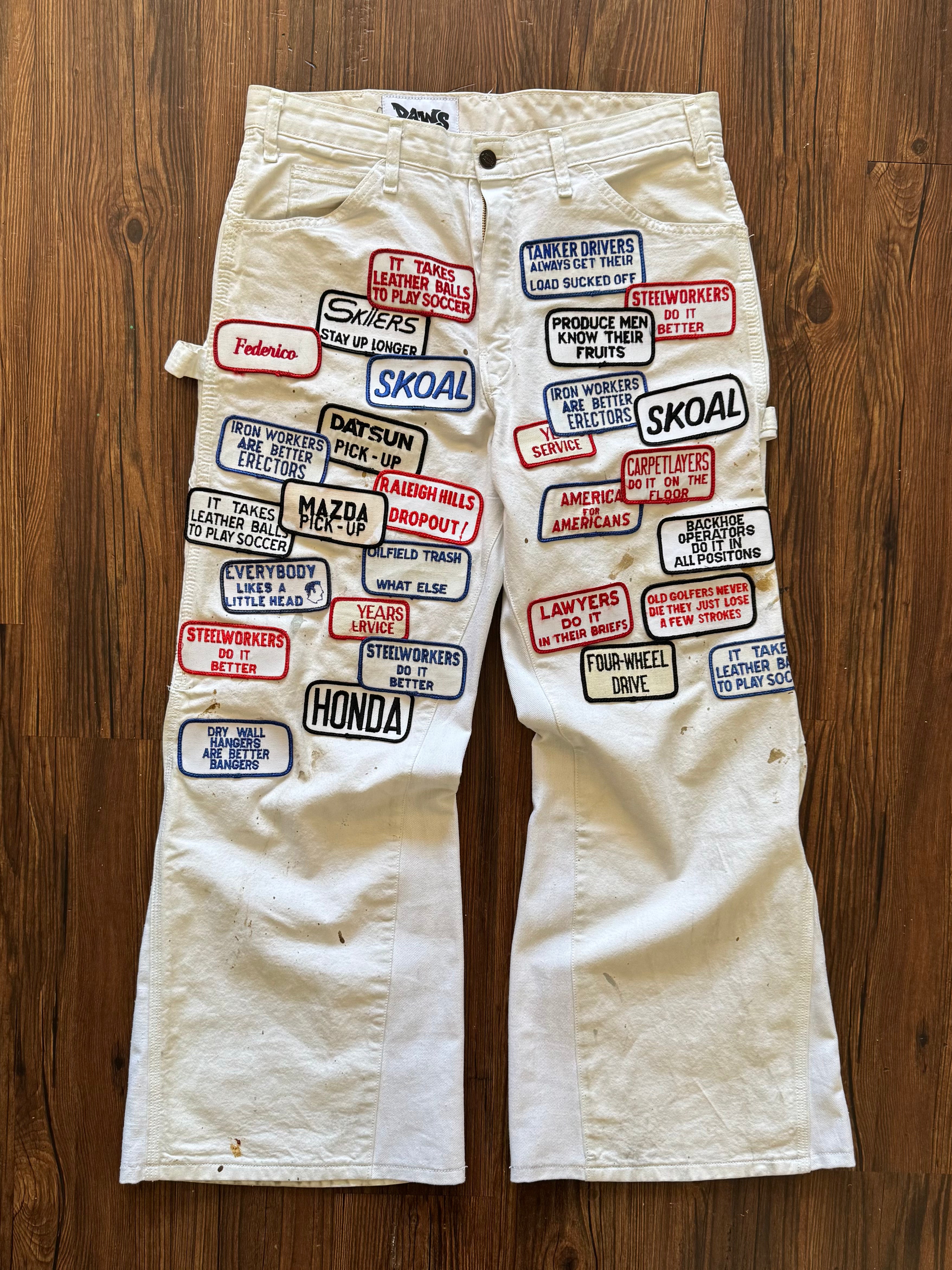 The After Work Patches Jeans (Size 33)