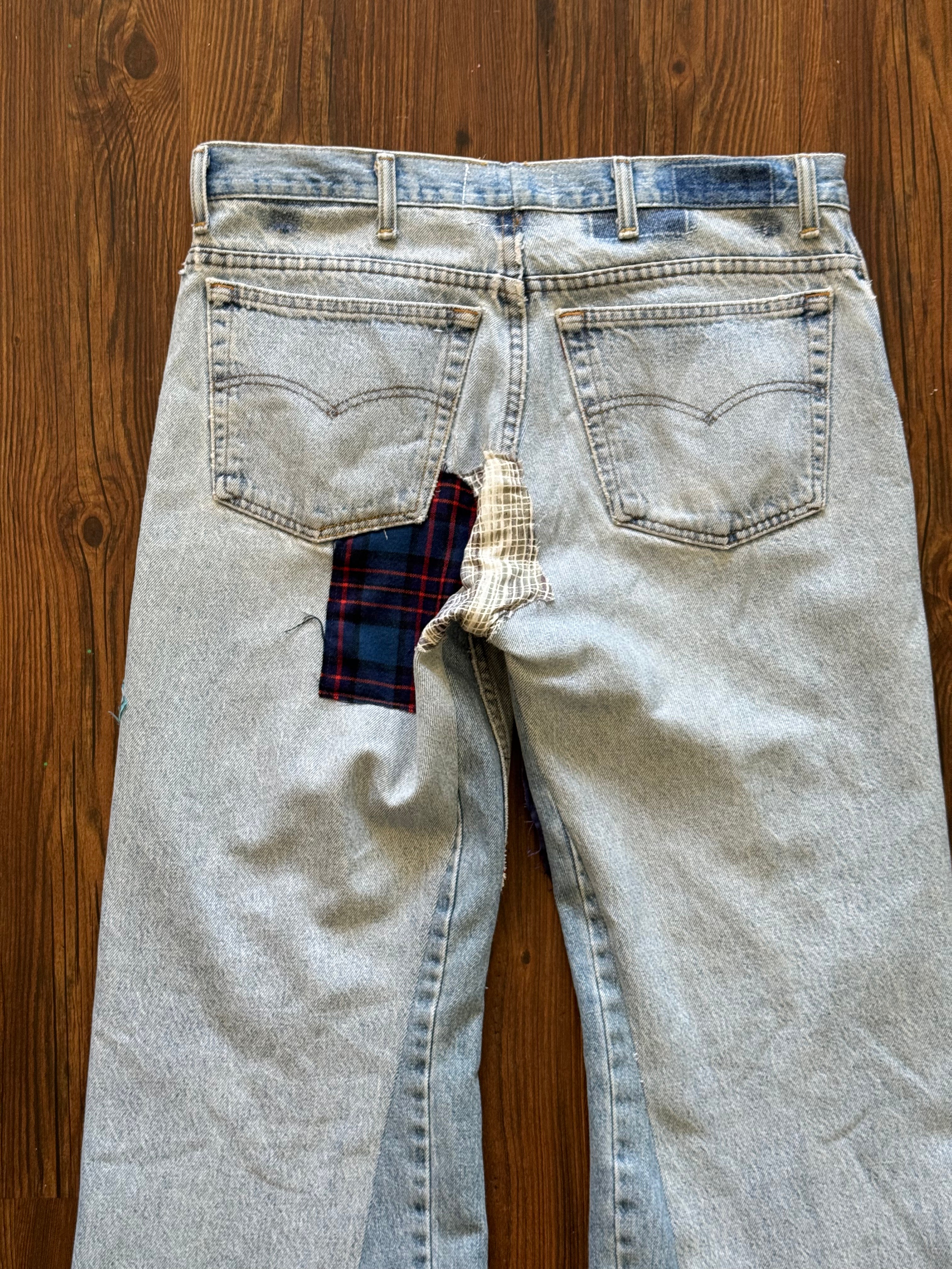 "Mr. Patches" Patchwork Jeans (Size 36)