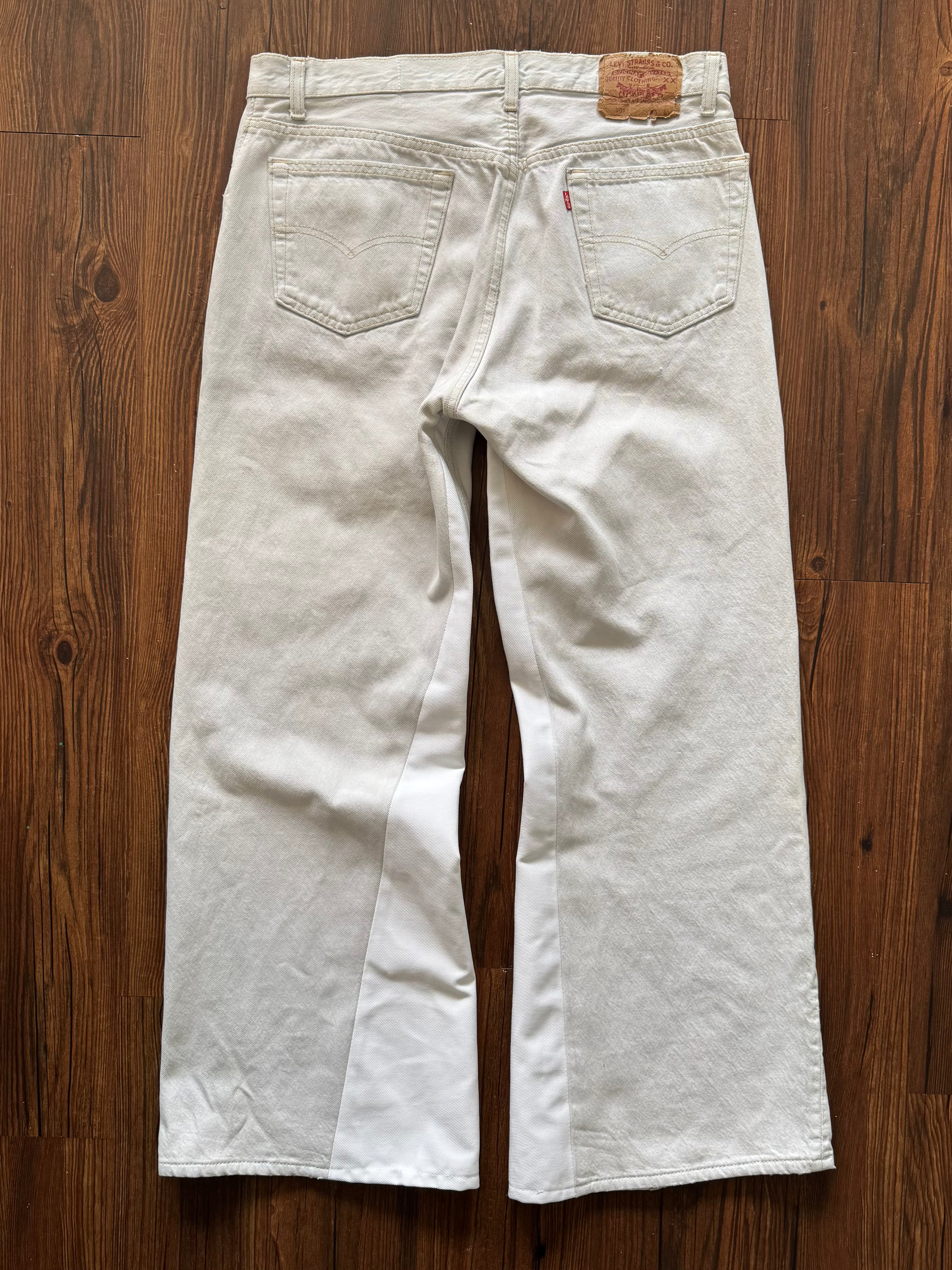 White Patches Jeans (Size 36)