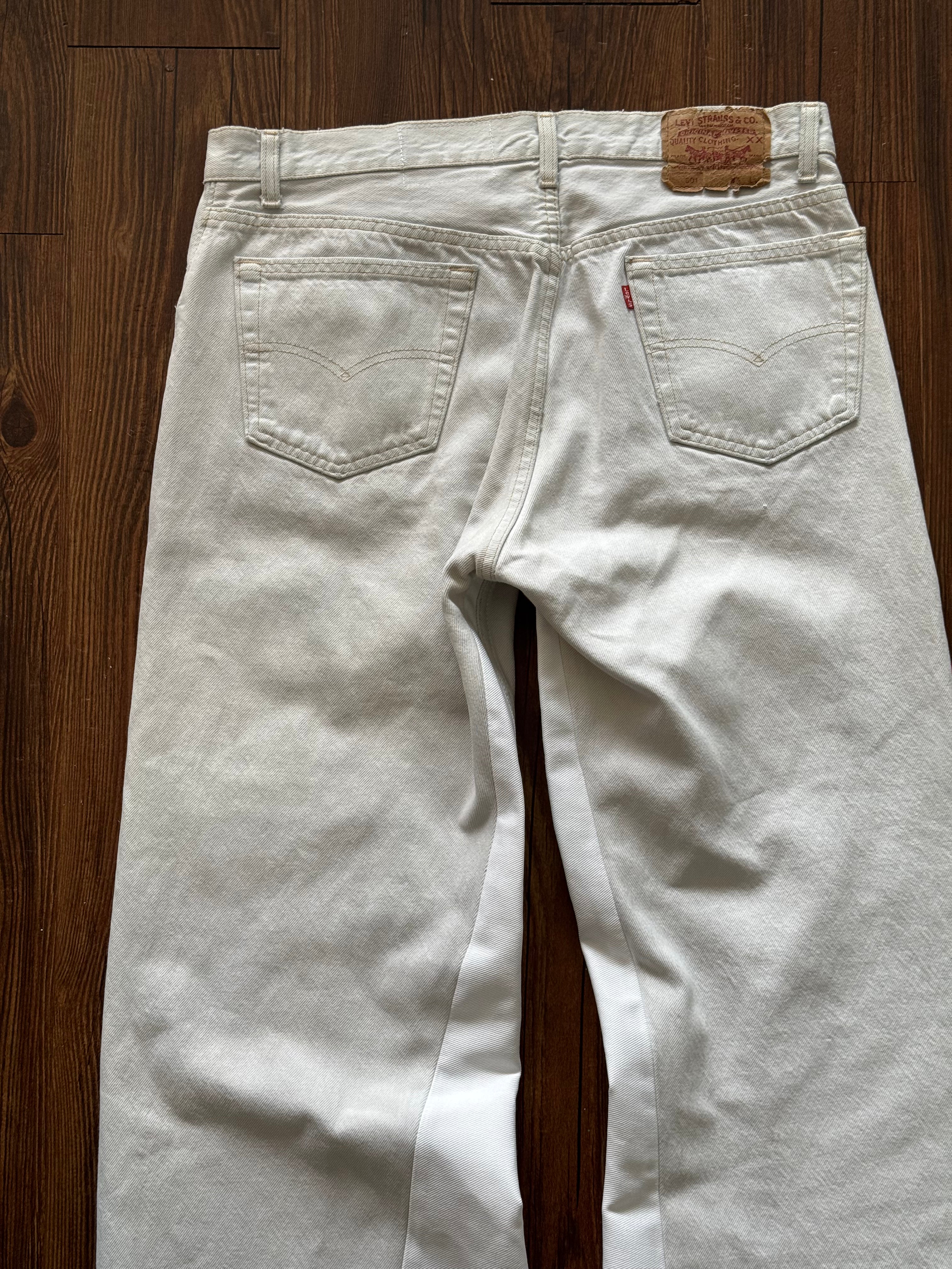 White Patches Jeans (Size 36)