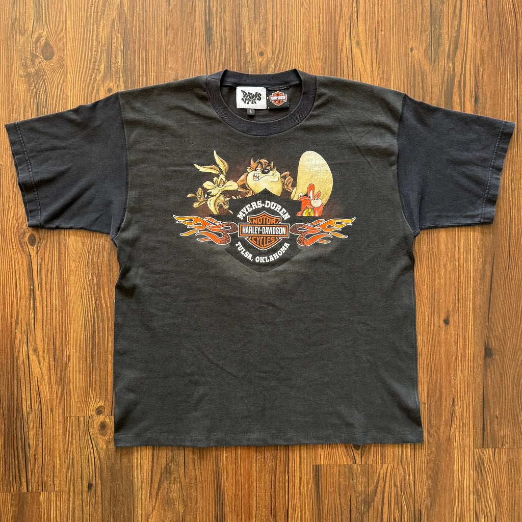 Repaired Looney Tunes Harley Shirt (Large)