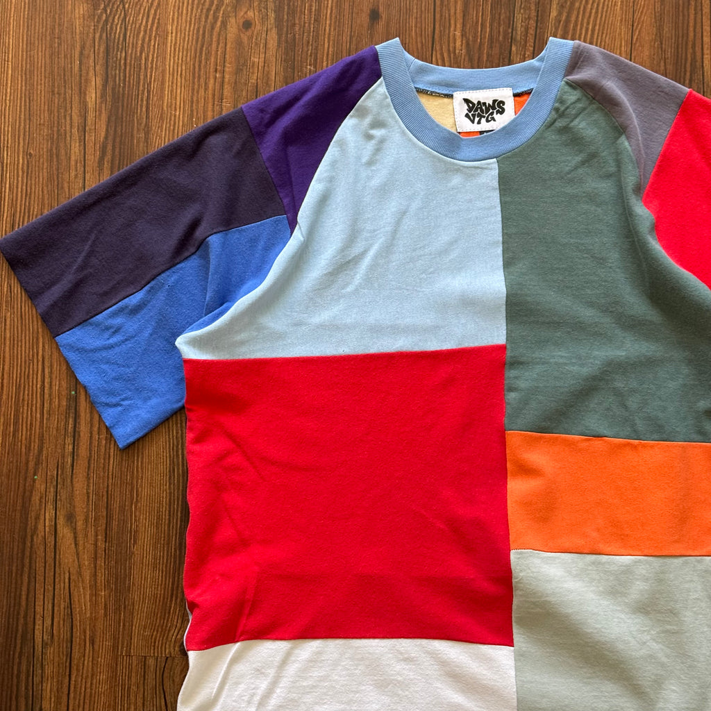 Patchwork Raglan T-Shirt (Large)