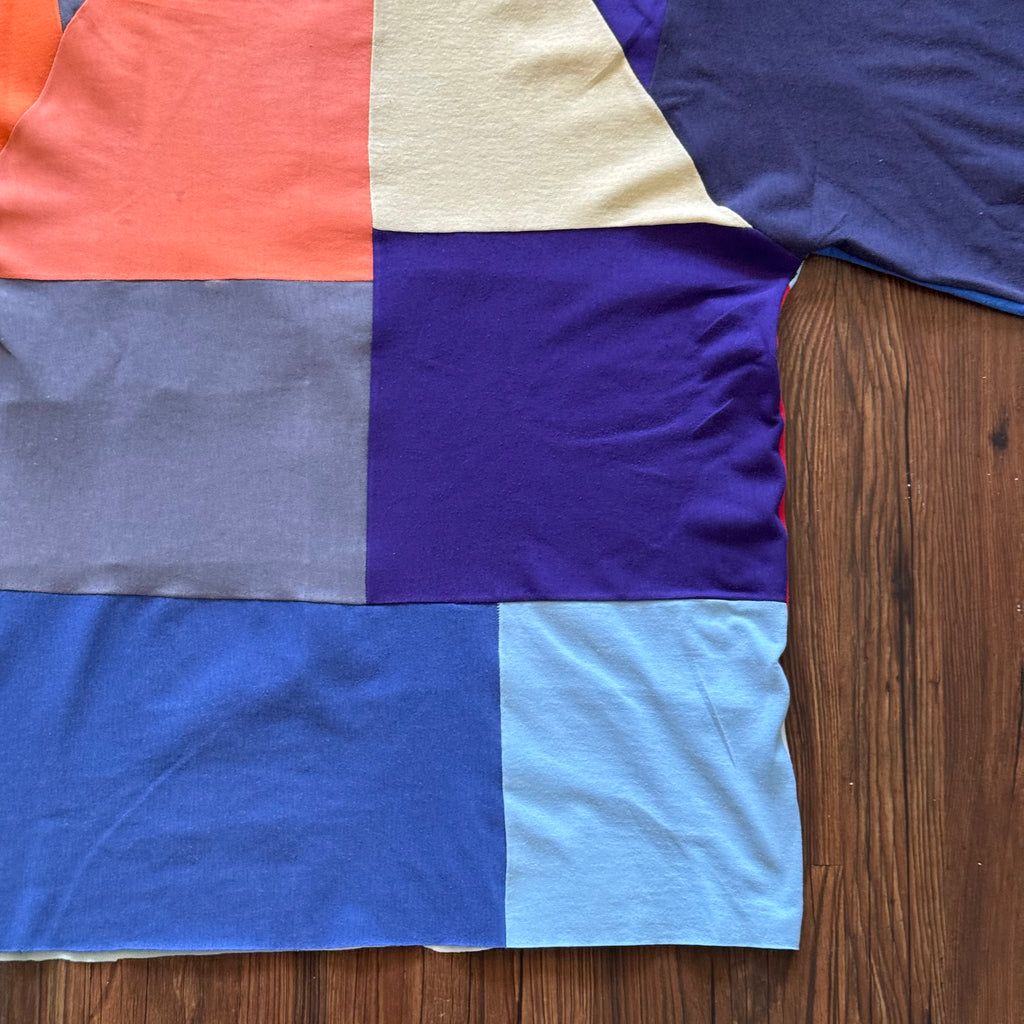 Patchwork Raglan T-Shirt (Large)
