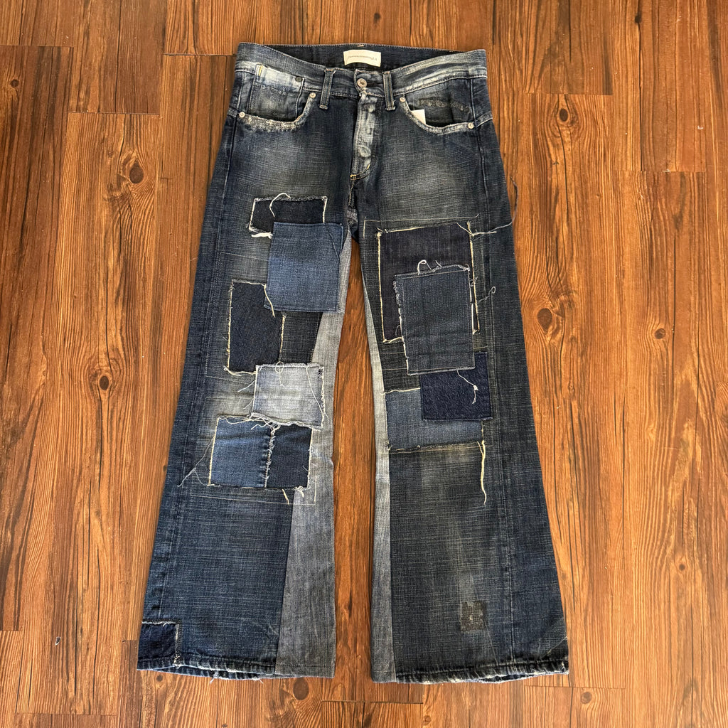 Vintage G-Star Dark Wash Patchwork Jeans