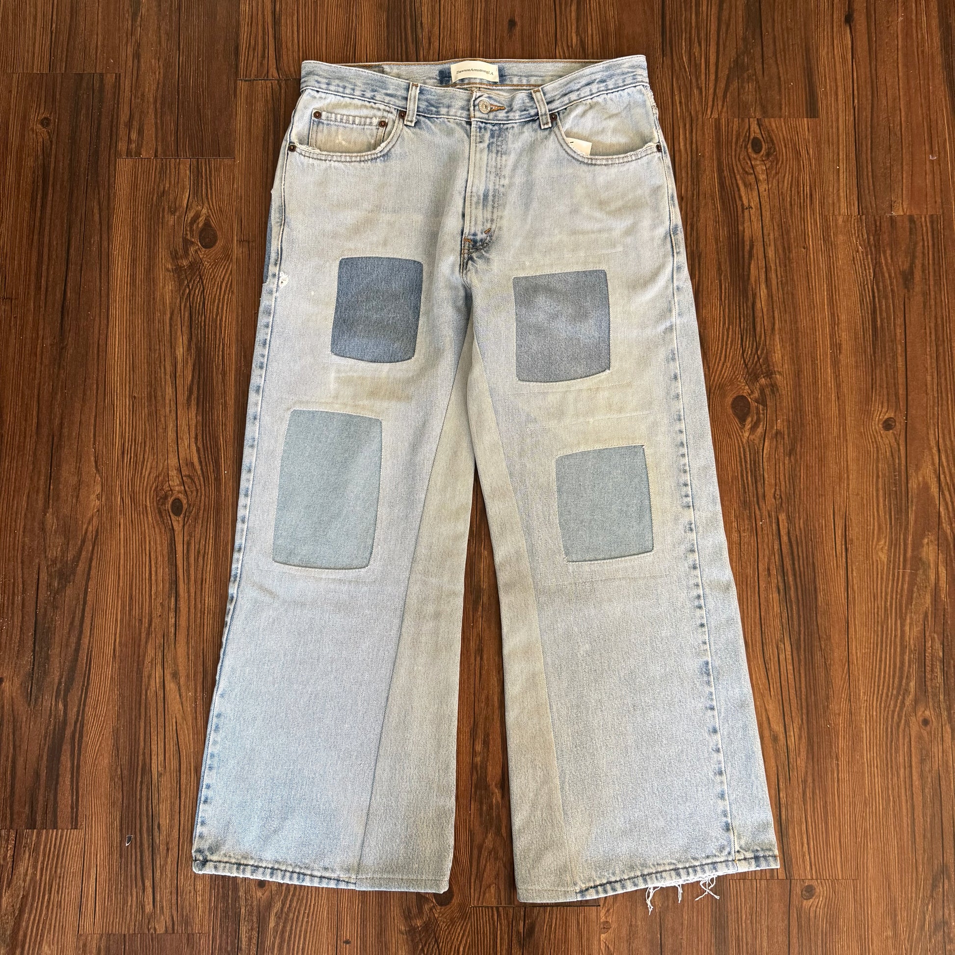 Vintage Levi's Repaired Patchwork Jeans